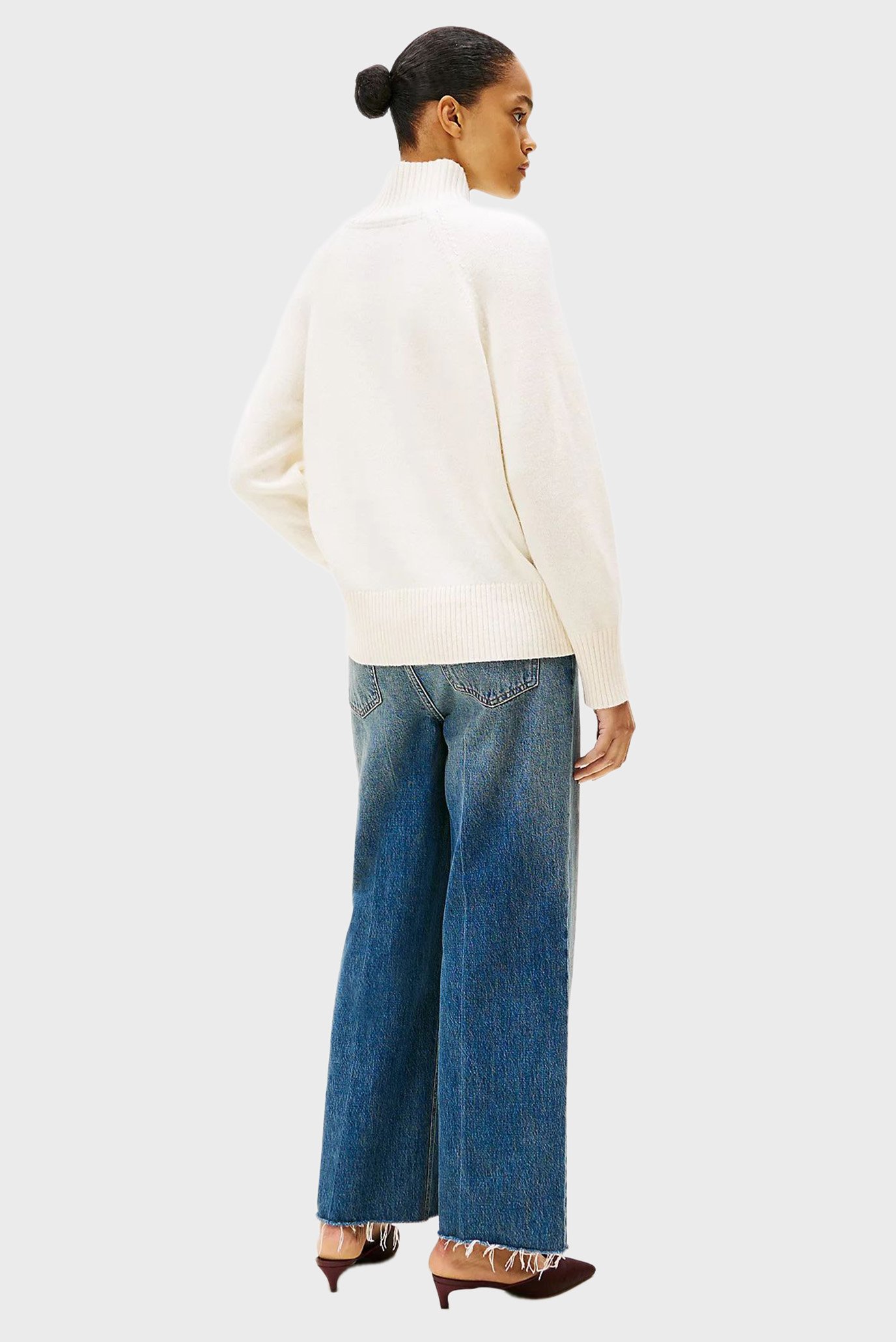 Свитер WOOL BLEND GRAPHIC MOCK-NK SWT 3