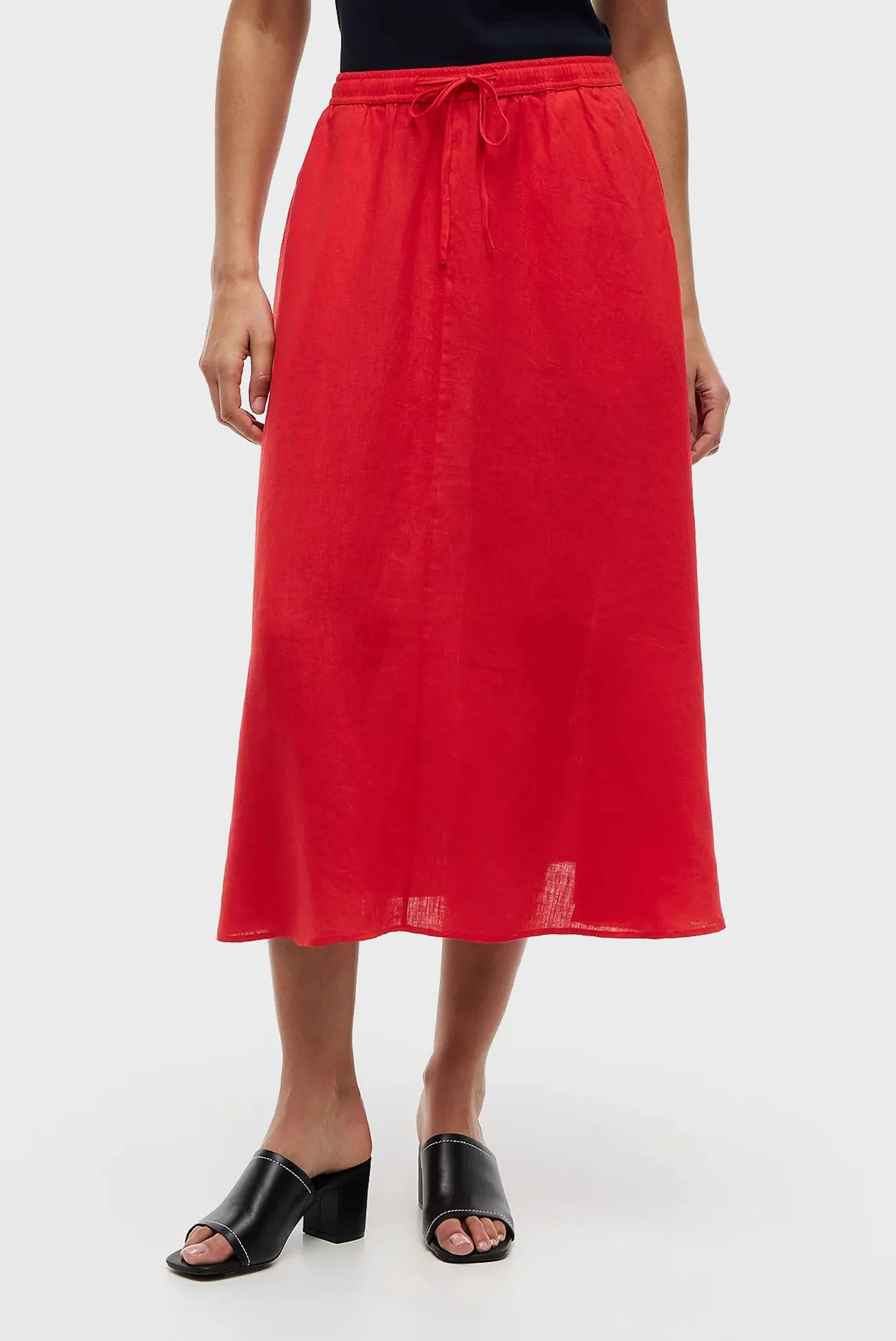 Юбка ESS LINEN FLARE MIDI SKIRT 1