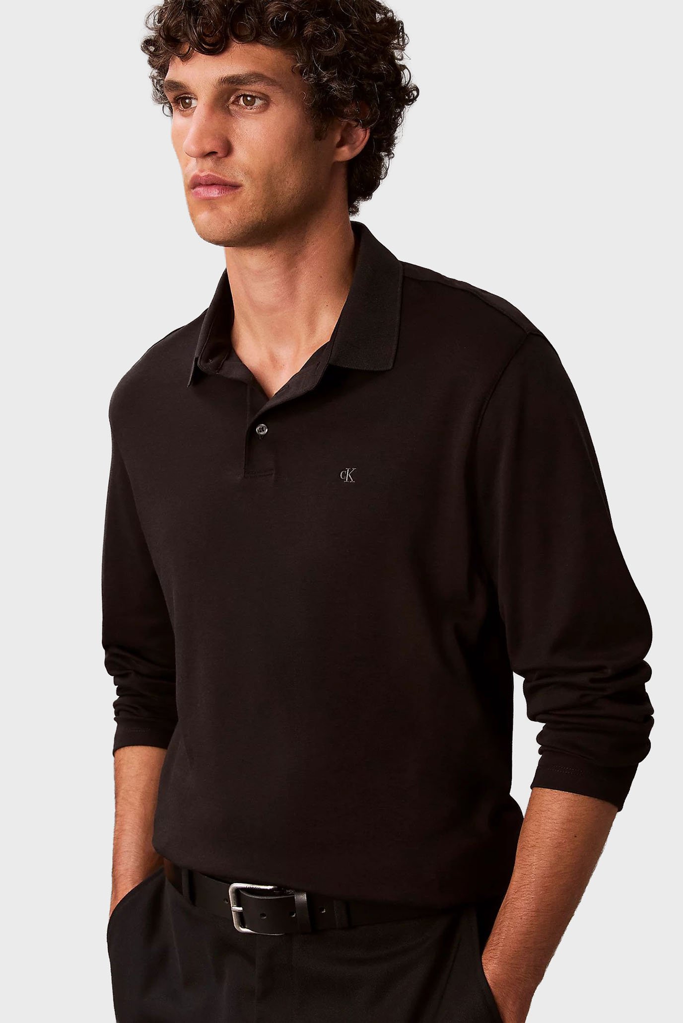 Поло с длинным рукавом LS SUPIMA COTTON SOLID POLO 5