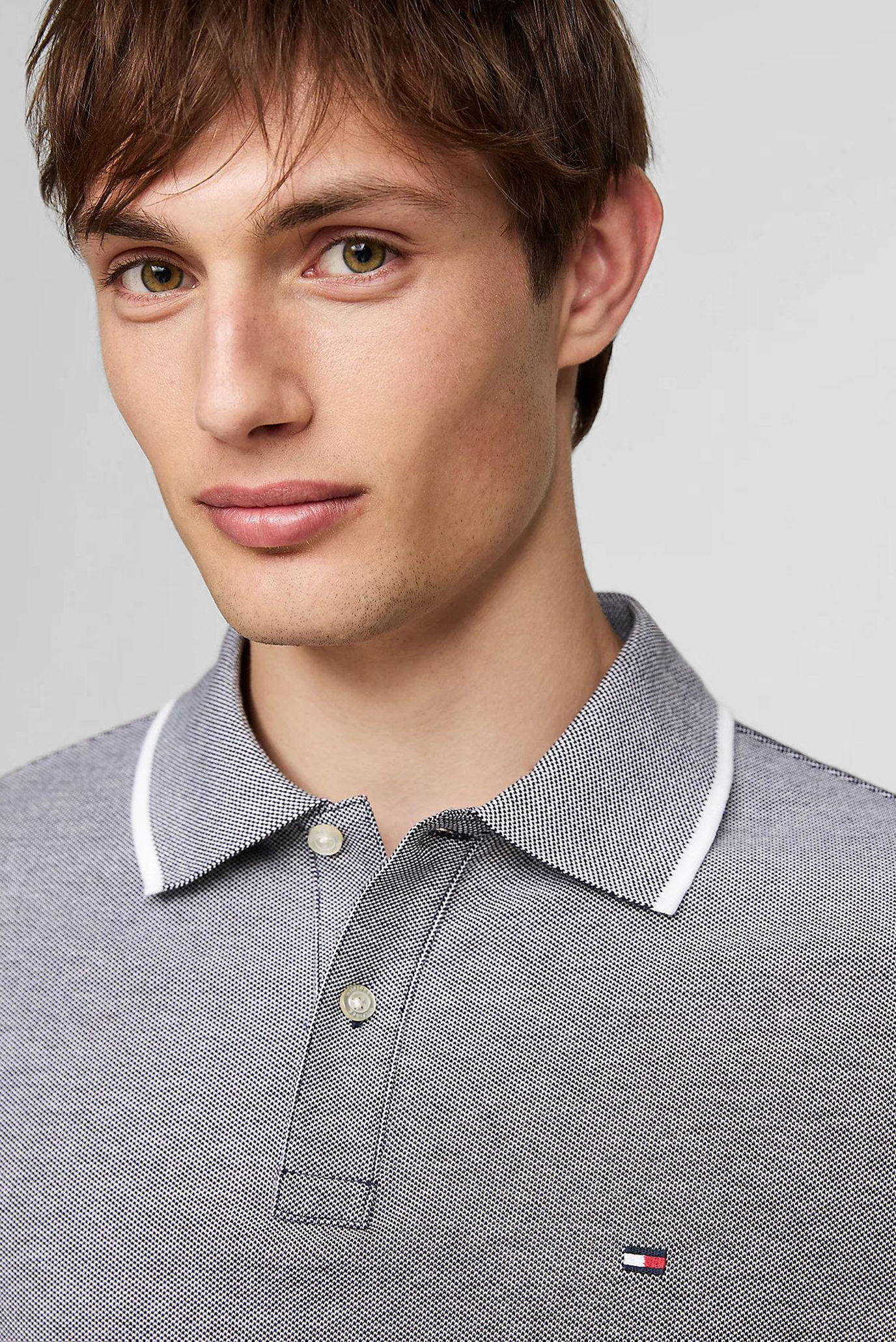 Поло с длинным рукавом L S OXFORD TIPPED REG POLO 4