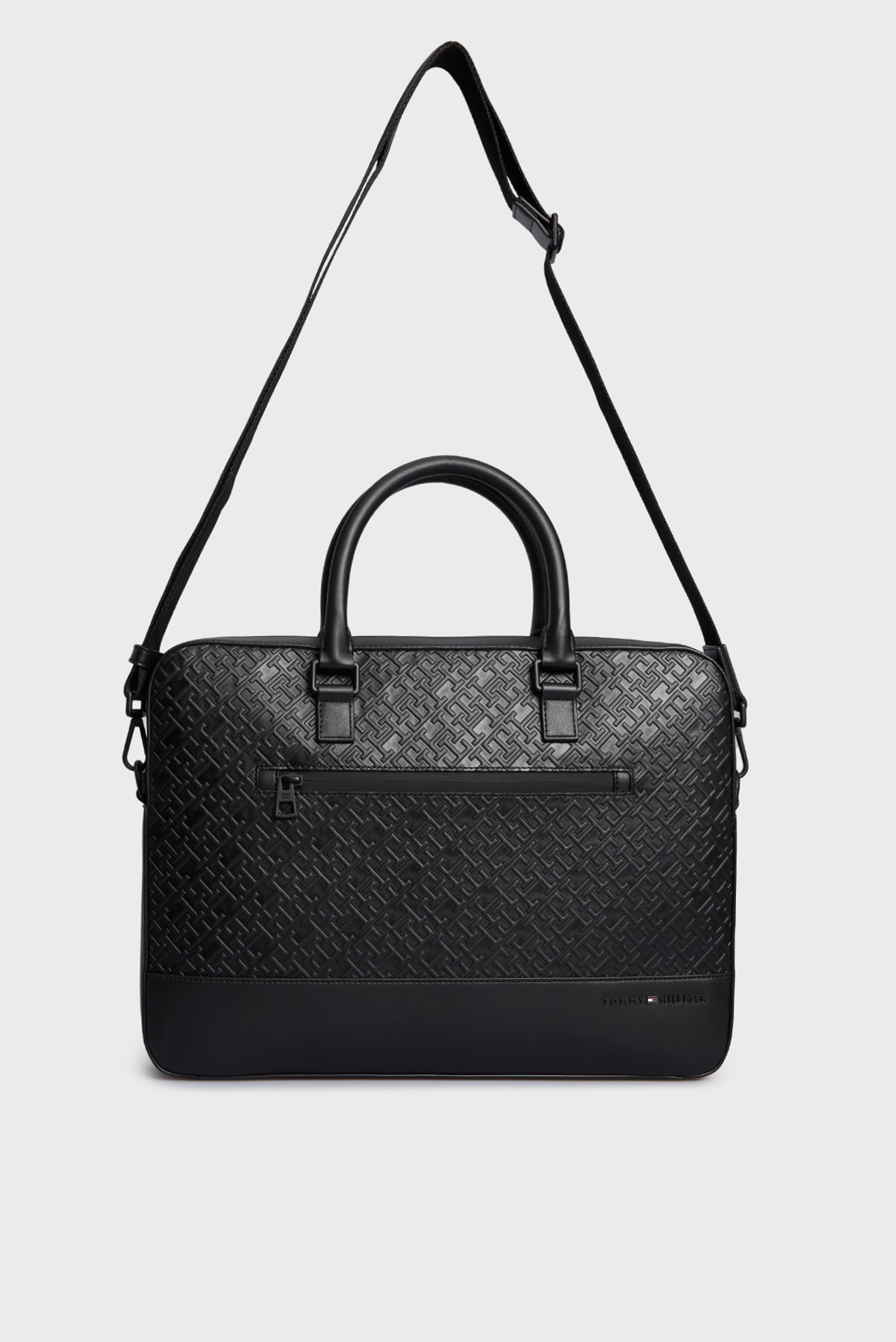 Мужская черная сумка для ноутбука TH MONOGRAM COMPUTER BAG 5