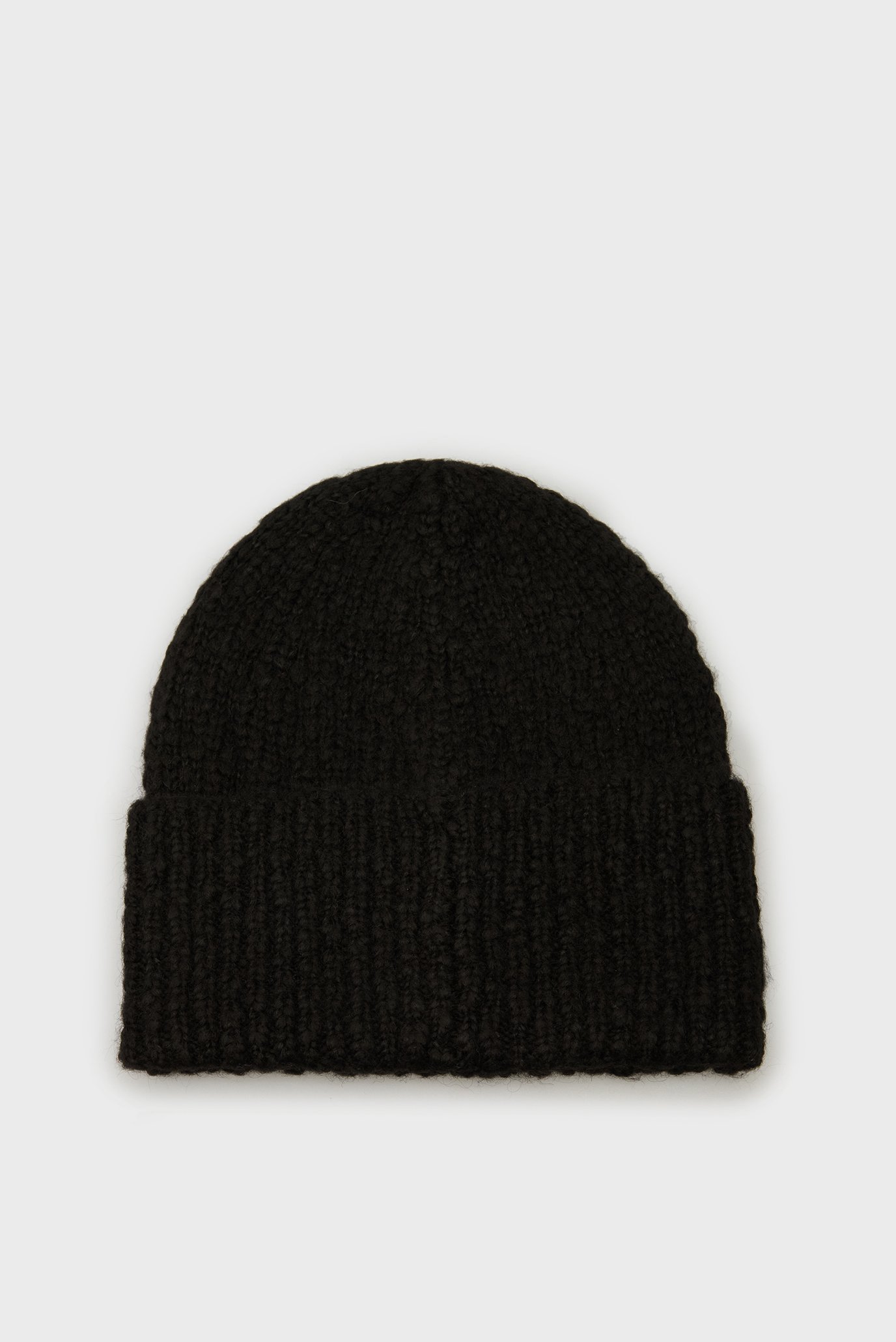 Женская черная шапка SOFT BOUCLE BEANIE 3