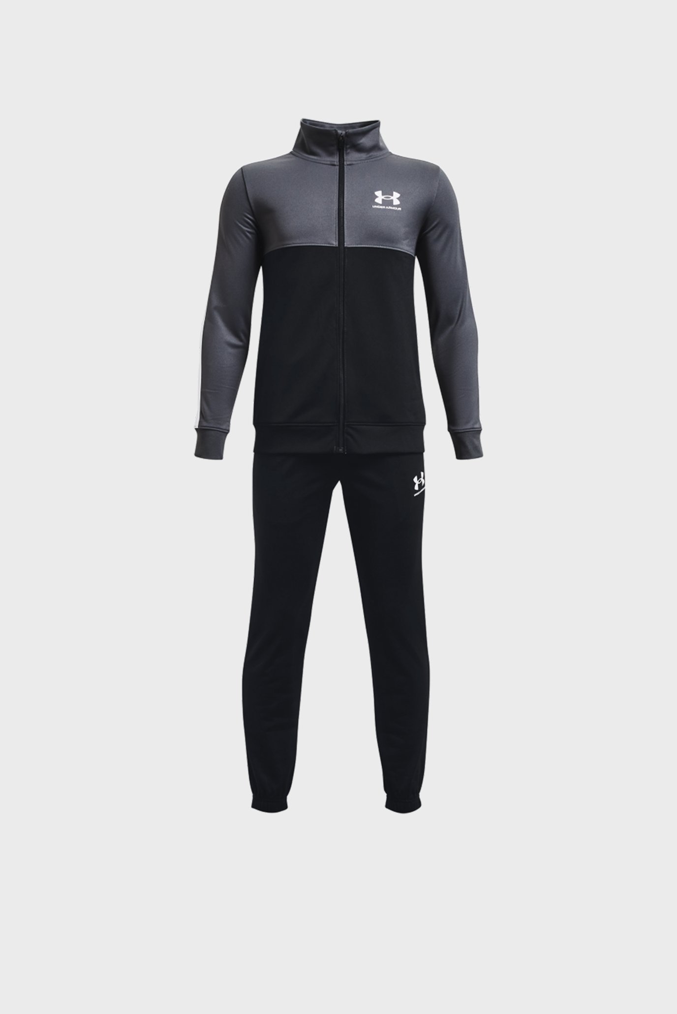 Детский черный спортивный костюм UA CB Knit Track Suit 1