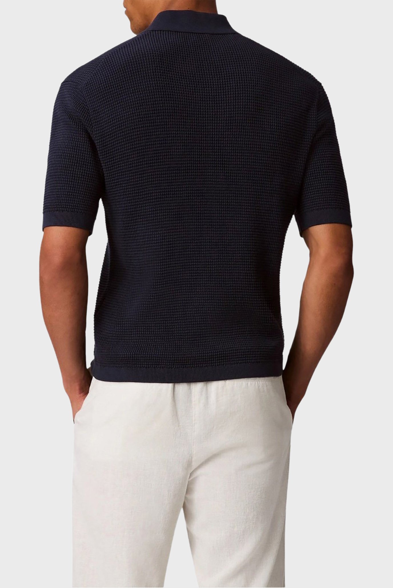 Свитер SS SMTH CTTN WFFL PLCalvin Klein Jeans Свитер SS SMTH CTTN WFFL PL 2