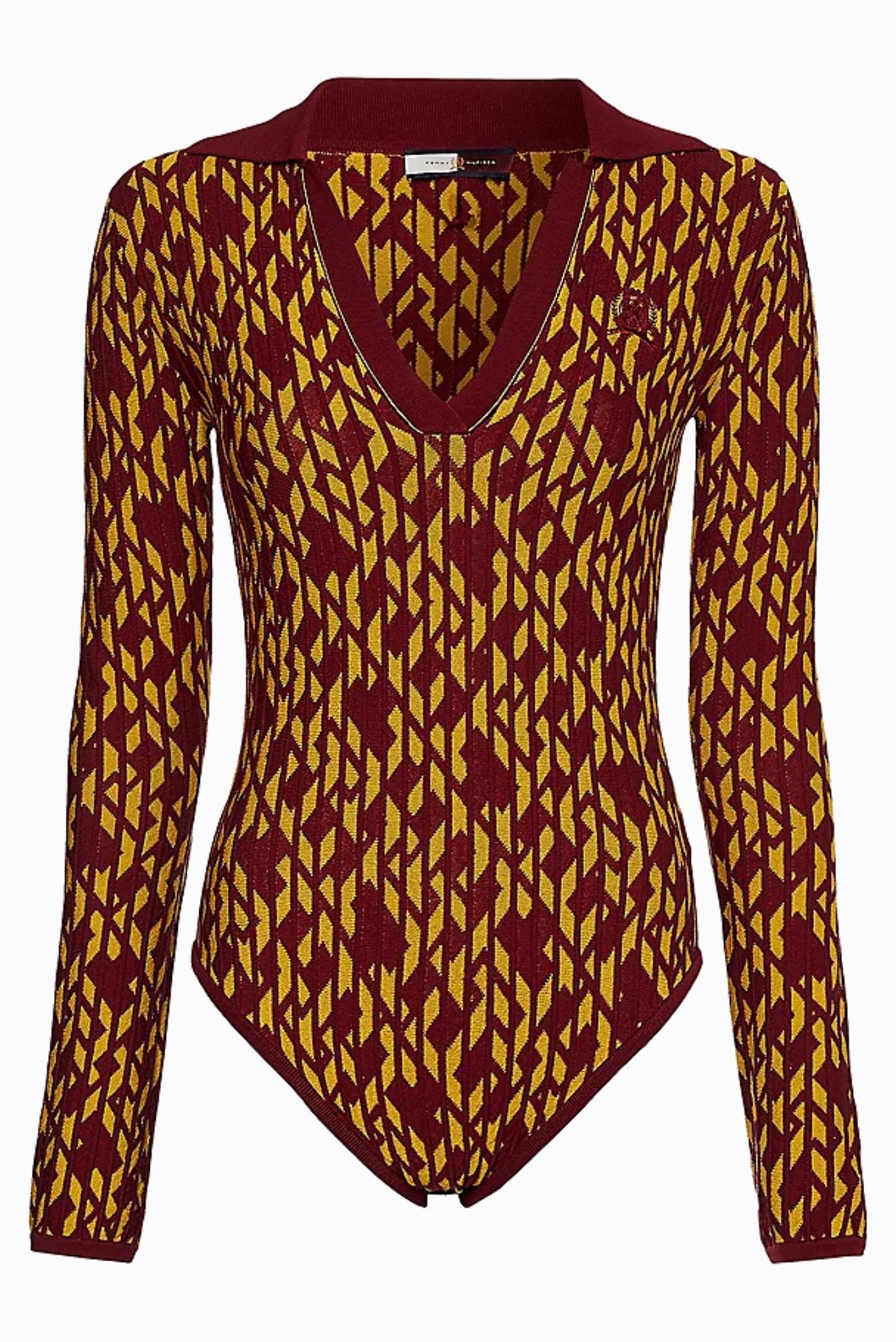 Поло THL POP MONOGRAM POLO SWEATER 2