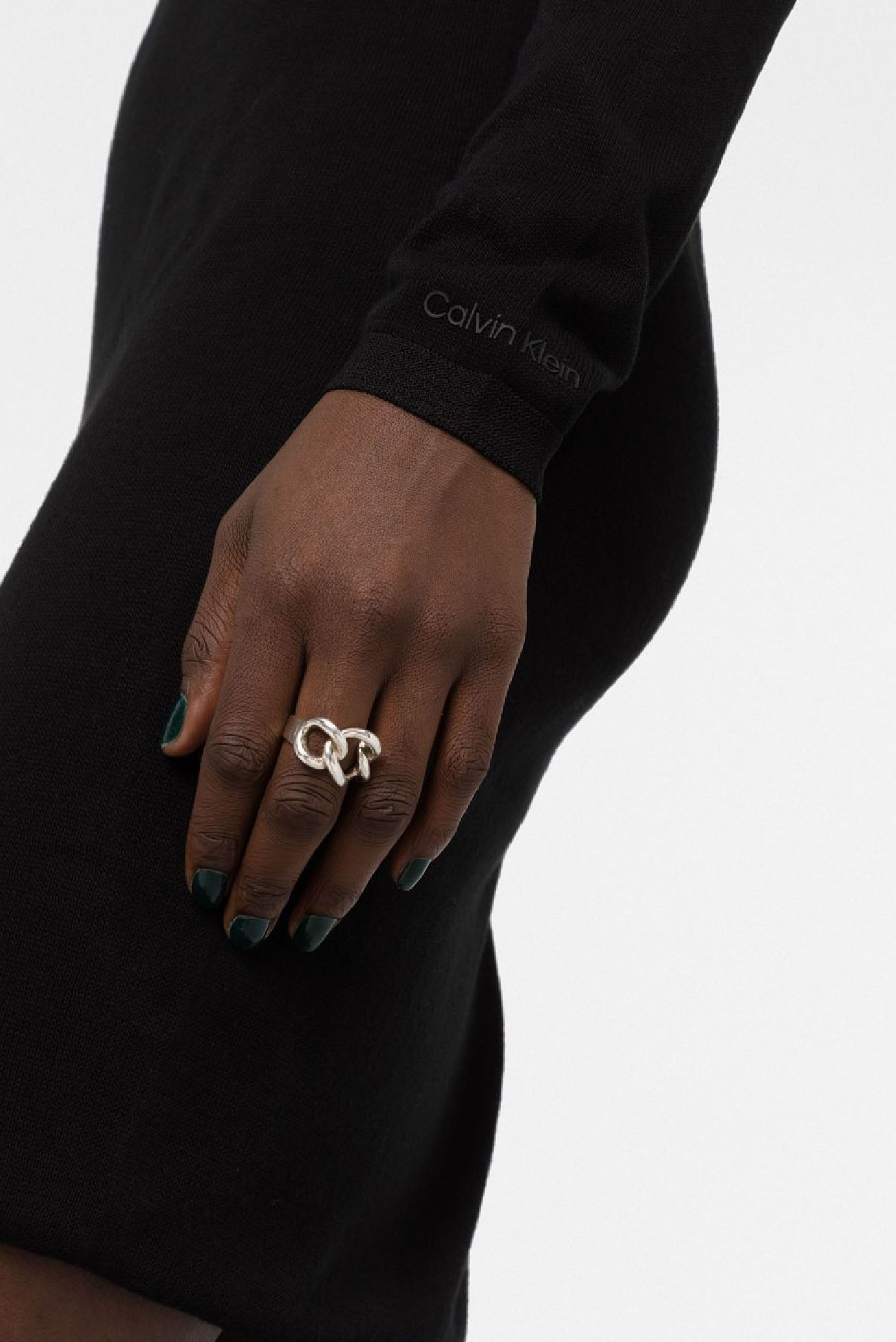 Платье SHEER KNIT BANDEAU MIDI DRESS 3