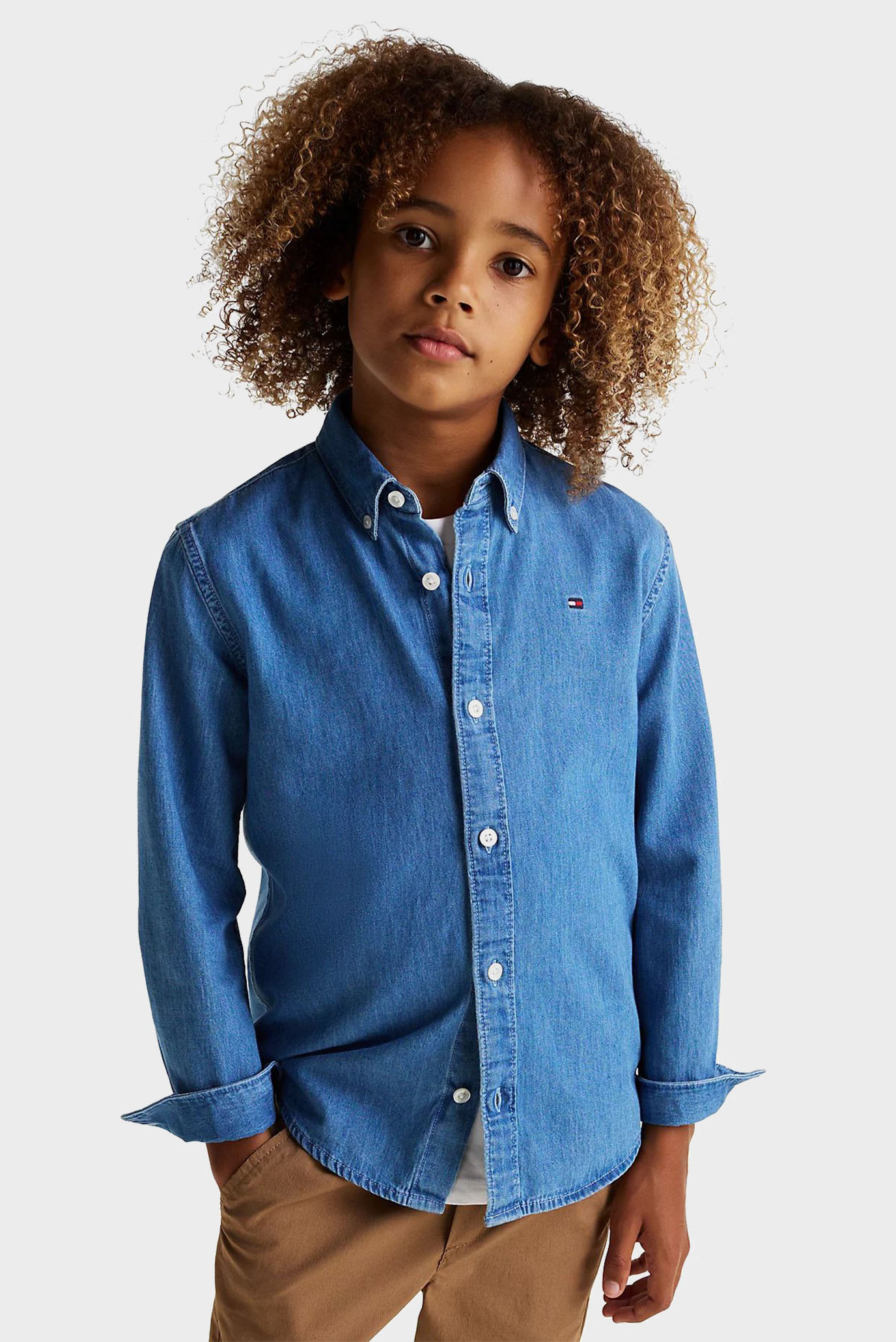 Рубашка/DENIM CHAMBRAY SHIRT LS 1