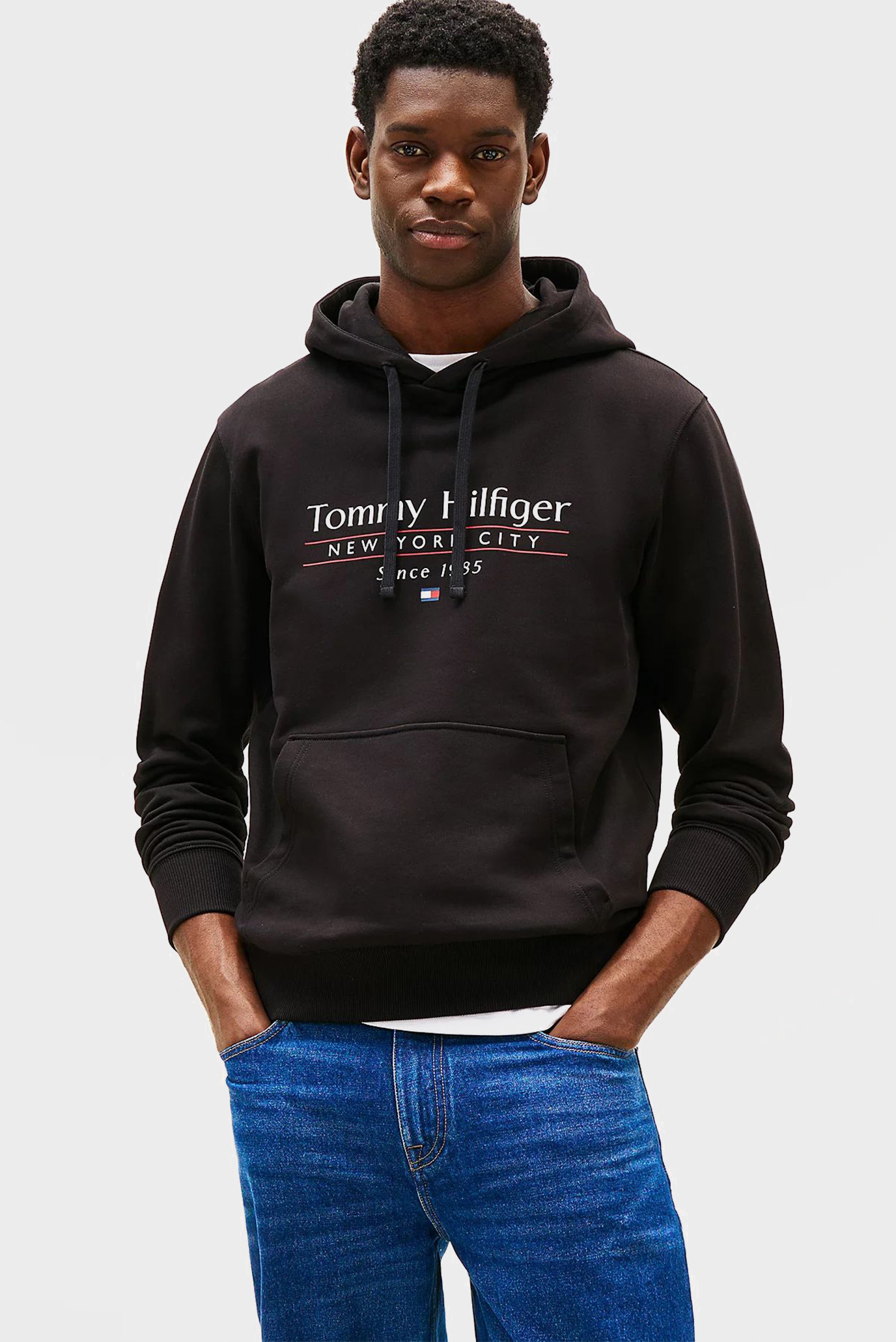 Худи HILFIGER CENTER STACK HOODY 1