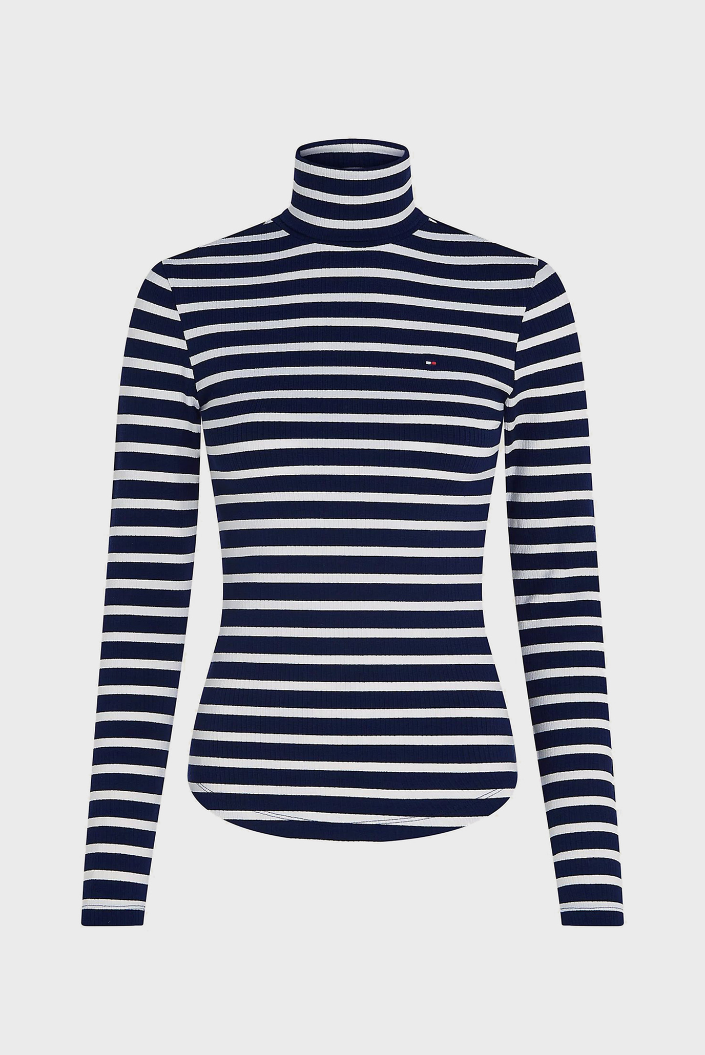 Лонгслив SLIM 5X2 RIB ROLL-NK LS 5