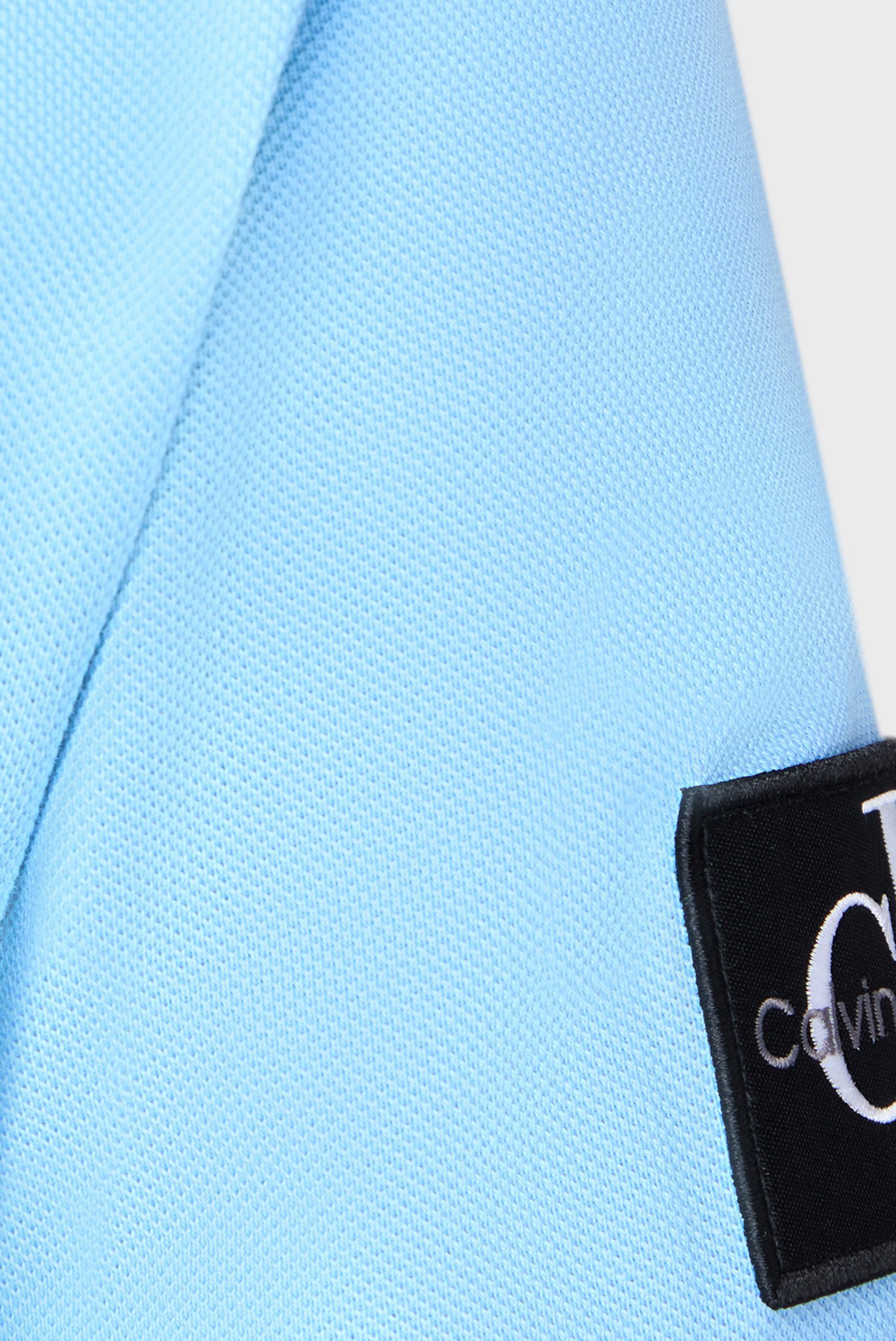 Мужское голубое поло BADGE 3