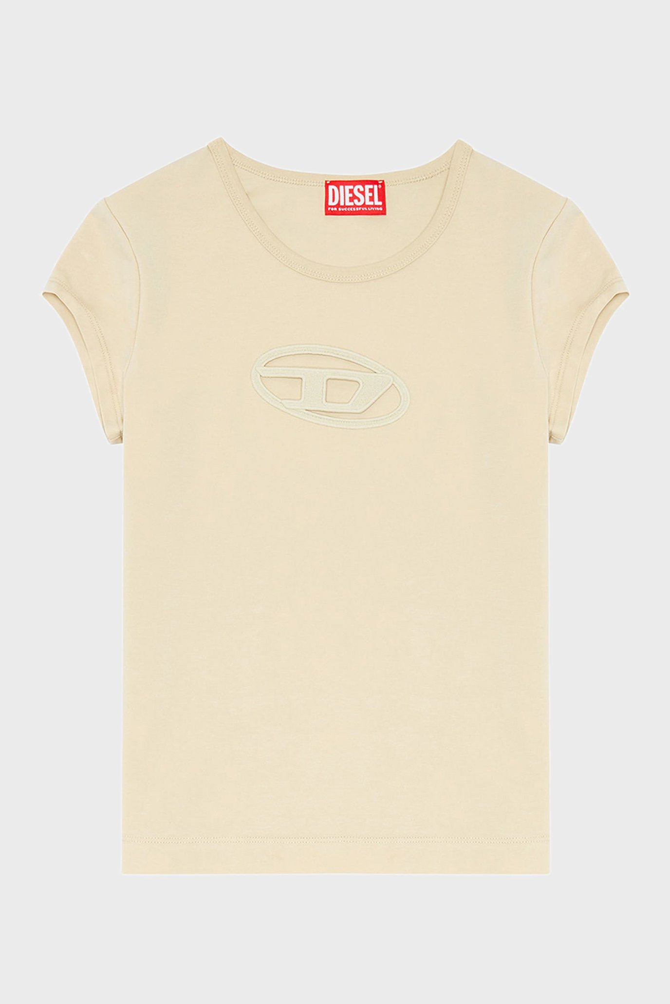 Женская бежевая футболка T-ANGIE 4