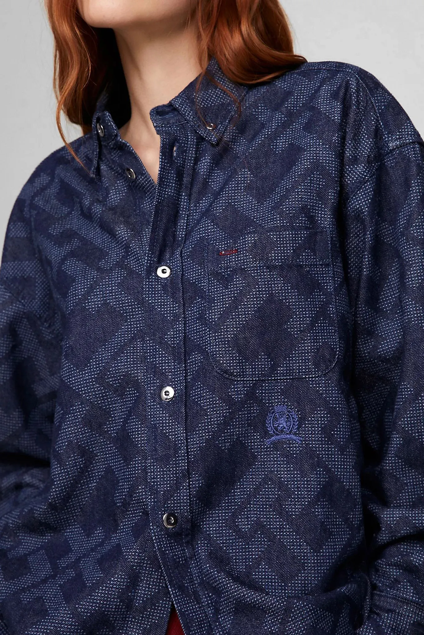 Рубашка THC DG MONOGRAM DENIM SHIRT 8