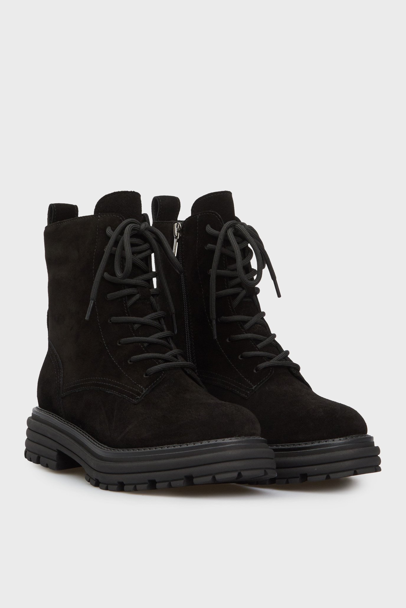 Женские черные замшевые ботинки Jerry Frost 5