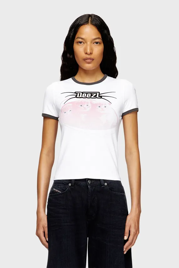 Футболка T-UNCUTIES-LONG-R13 MAGLIETTA Diesel