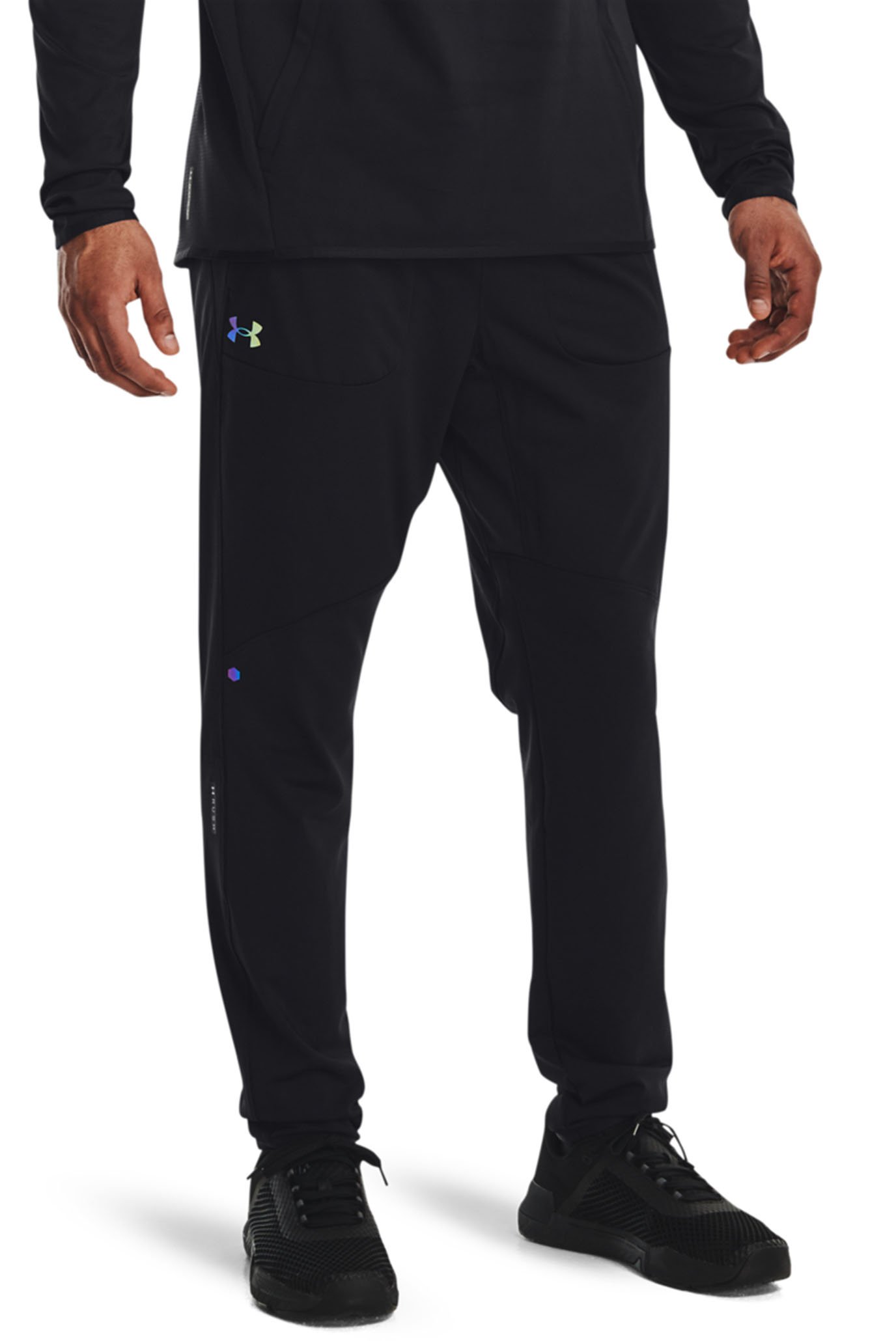 Мужские черные спортивные брюки UA Rush All Purpose Pant 1