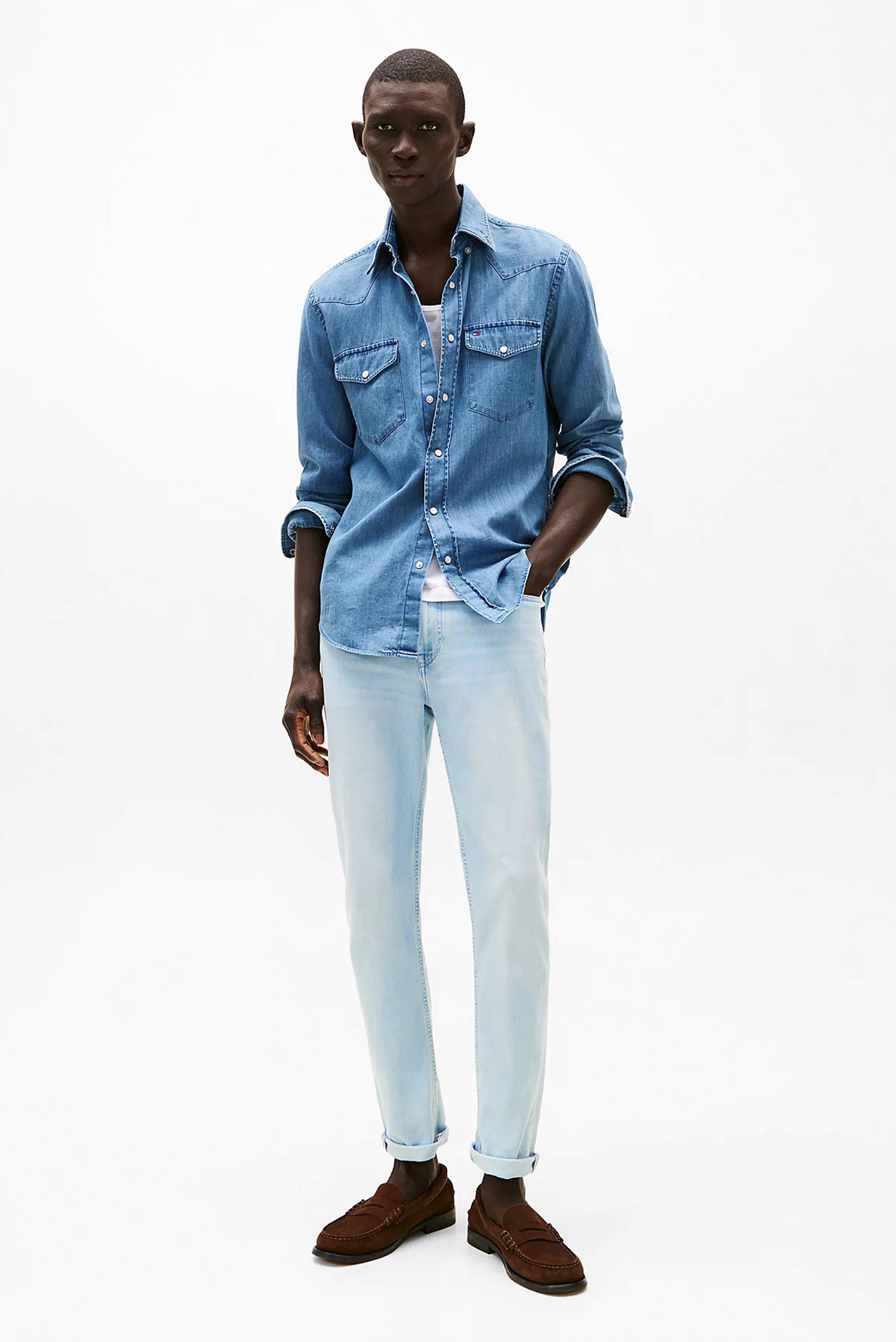 Джинсы SLIM BLEECKER SSTR OCEAN BLUETommy Hilfiger Джинсы SLIM BLEECKER SSTR OCEAN BLUE 2