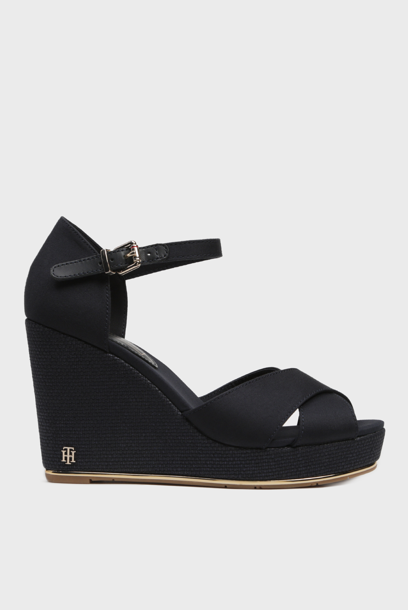 Женские темно-синие босоножки FEMININE WEDGE 6