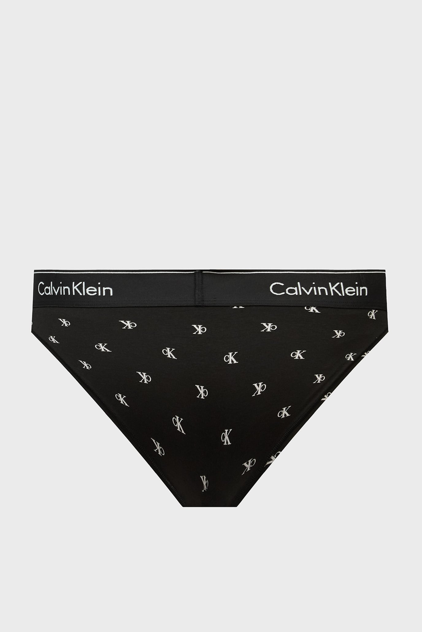 Женские черные трусики с узором BIKINI 7