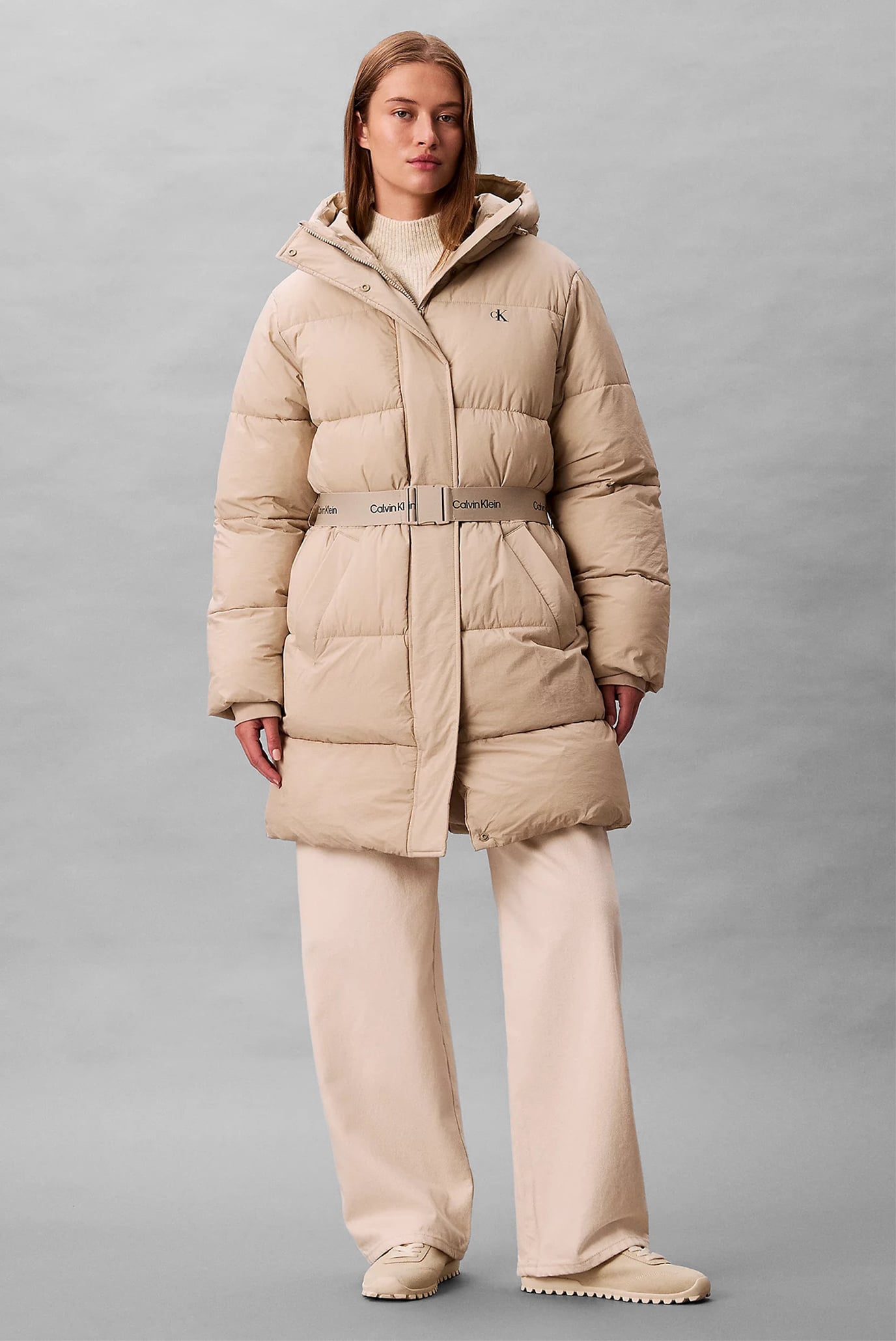 Куртка зимняя BELTED MIDWEIGHT LONG PUFFER 2