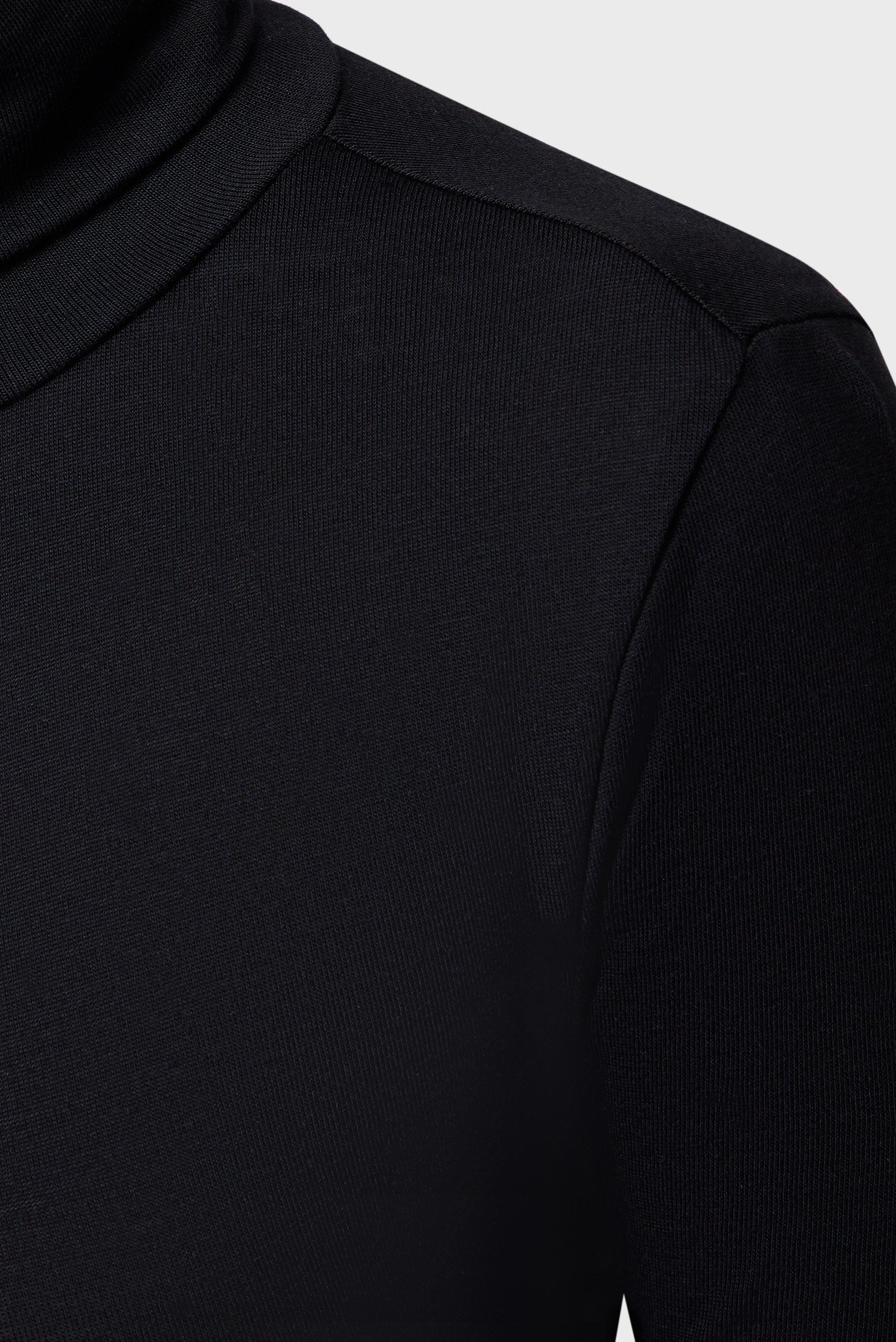 Женский черный гольф GATHERED WAIST LYOCELL LS TOP 3