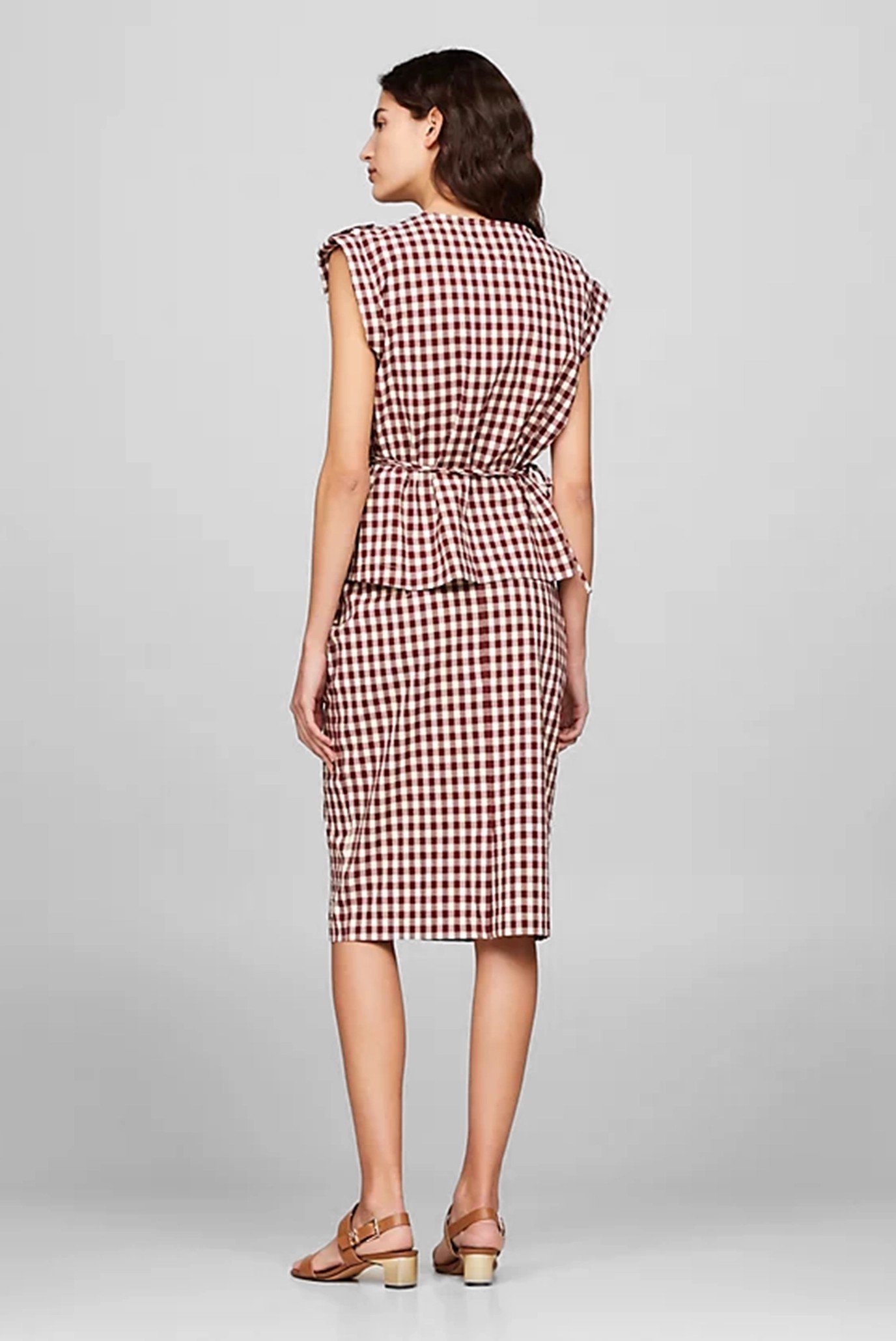 Майка GINGHAM NS WRAP TOP 5