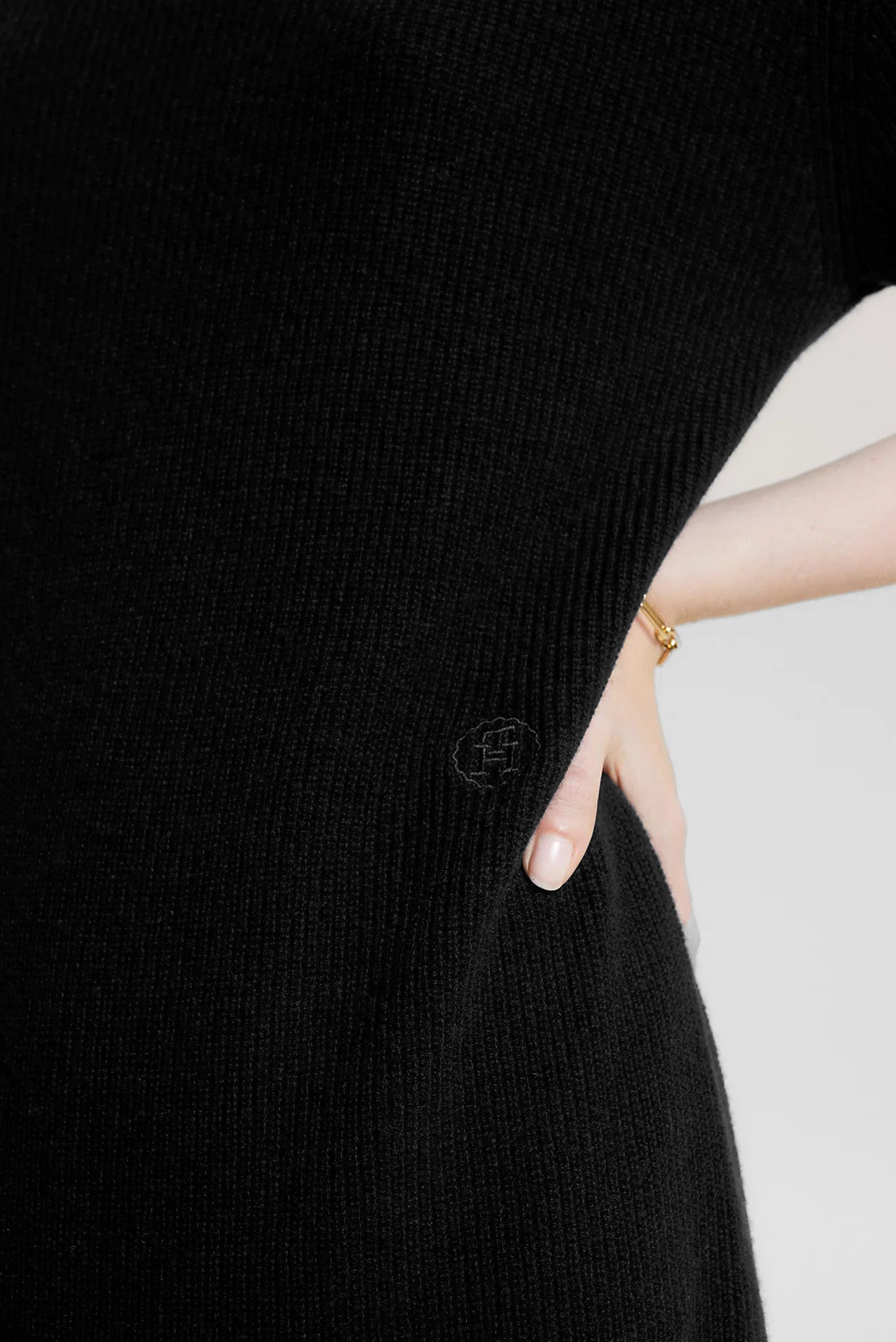 Платье MD WOOL CASH ROLL-NK MIDI DRESS 8