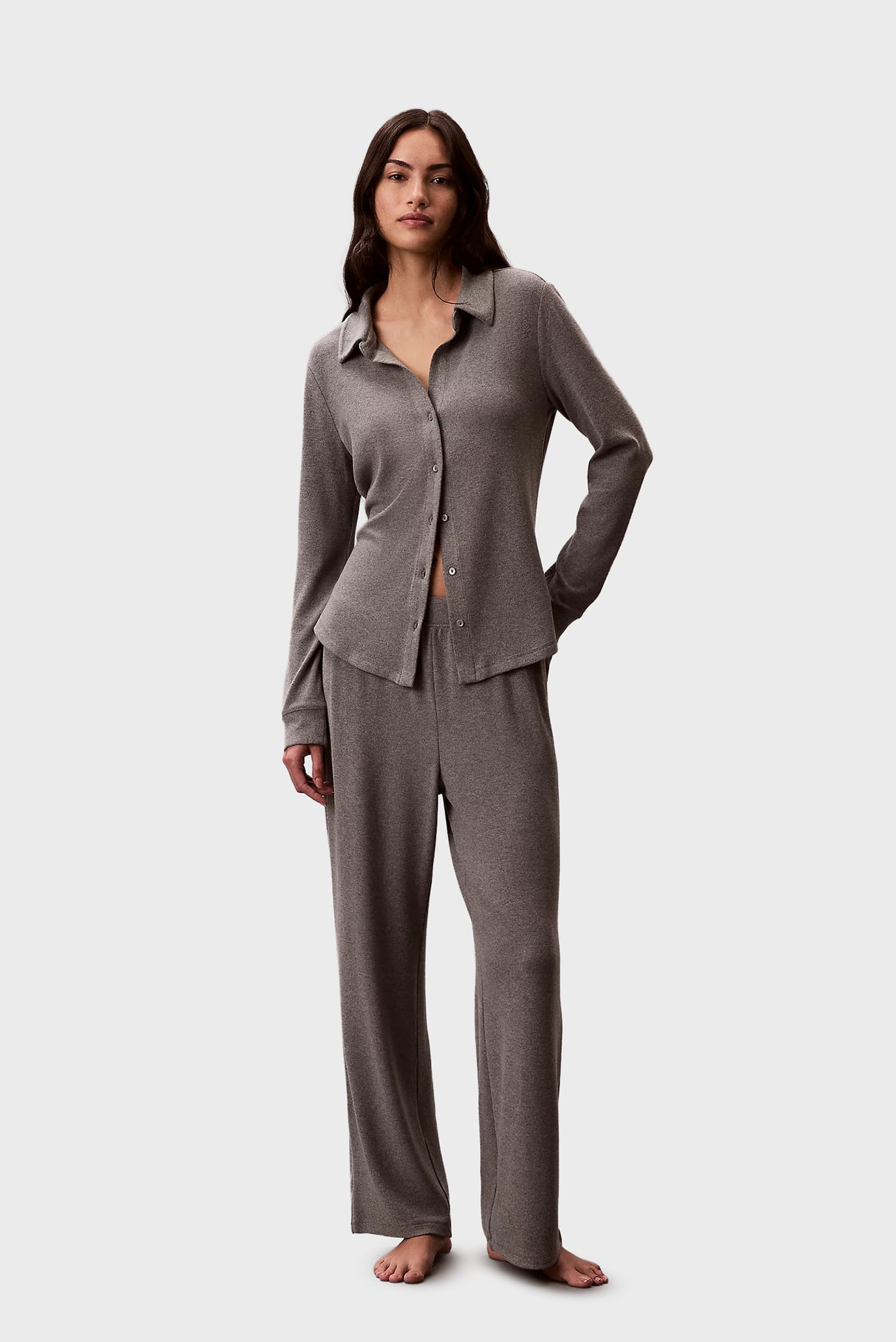 Ночная рубашка BRUSHED SLIM SHIRT 2