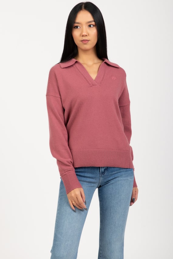 Свитер WOOL BLEND POLO-NK SWEATER