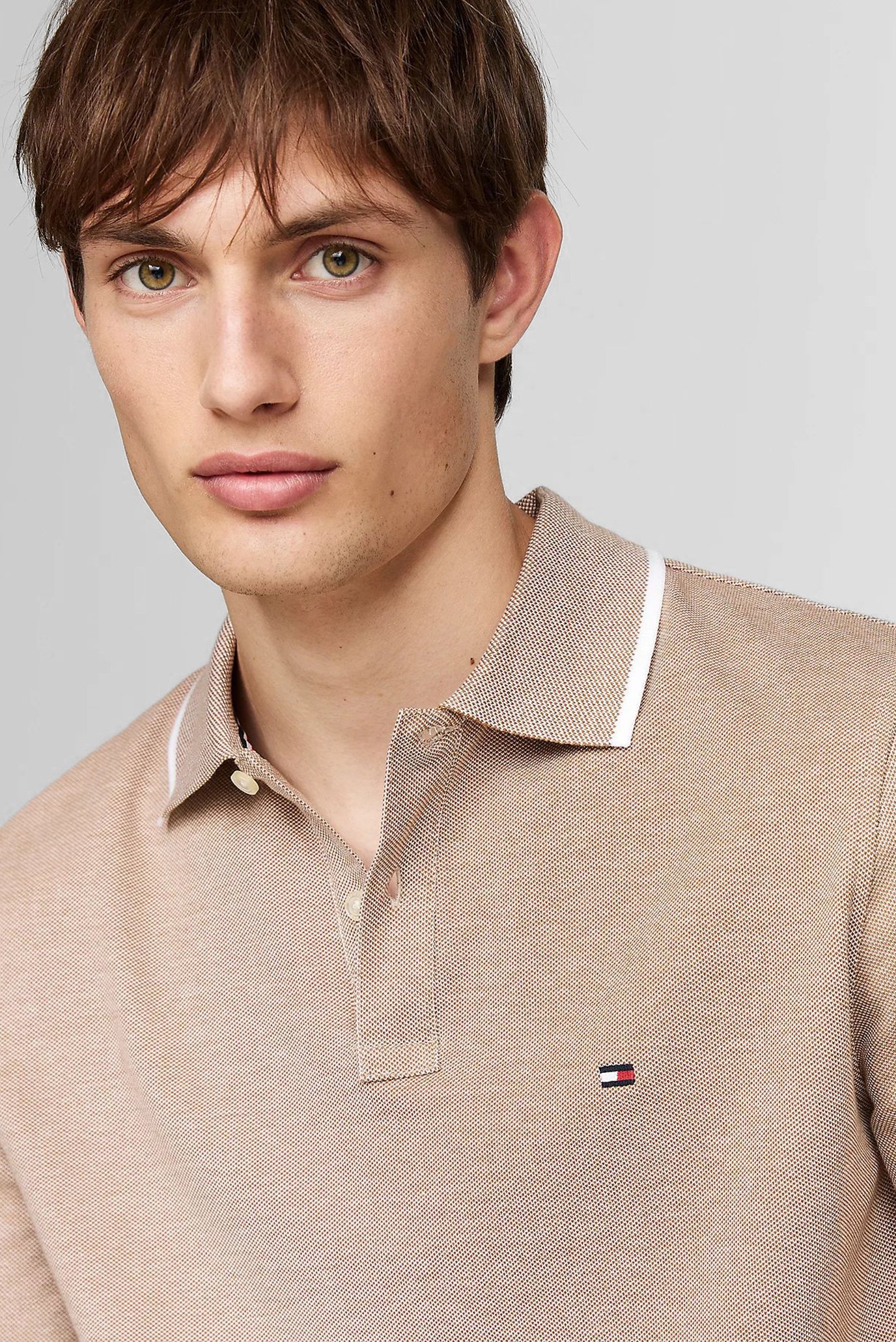 Поло с длинным рукавом L S OXFORD TIPPED REG POLO 4