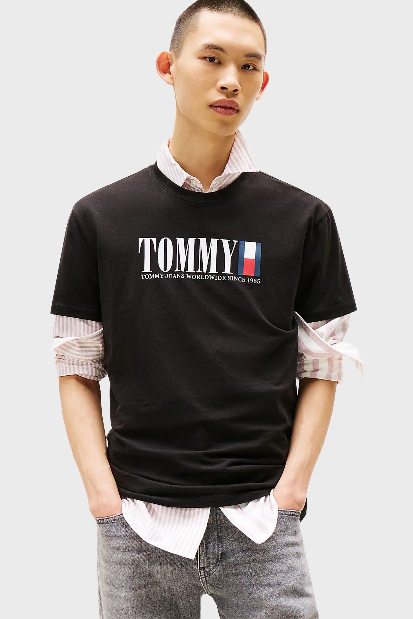 Футболка/TJM REG TOMMY DNA FLAG TEE EXT 1