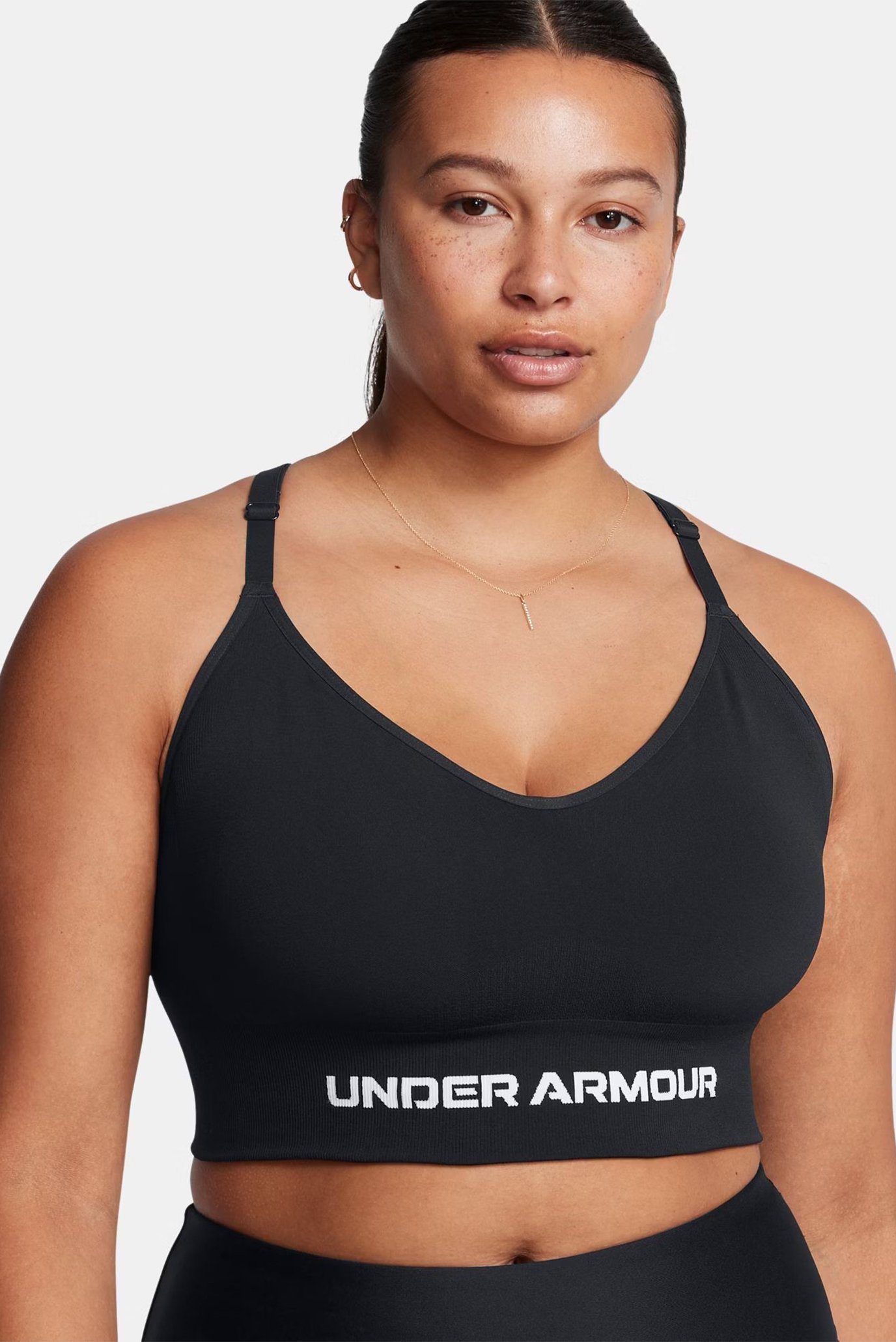 Женский черный топ Vanish Seamless Low BraUnder Armour Женский черный топ Vanish Seamless Low Bra 6