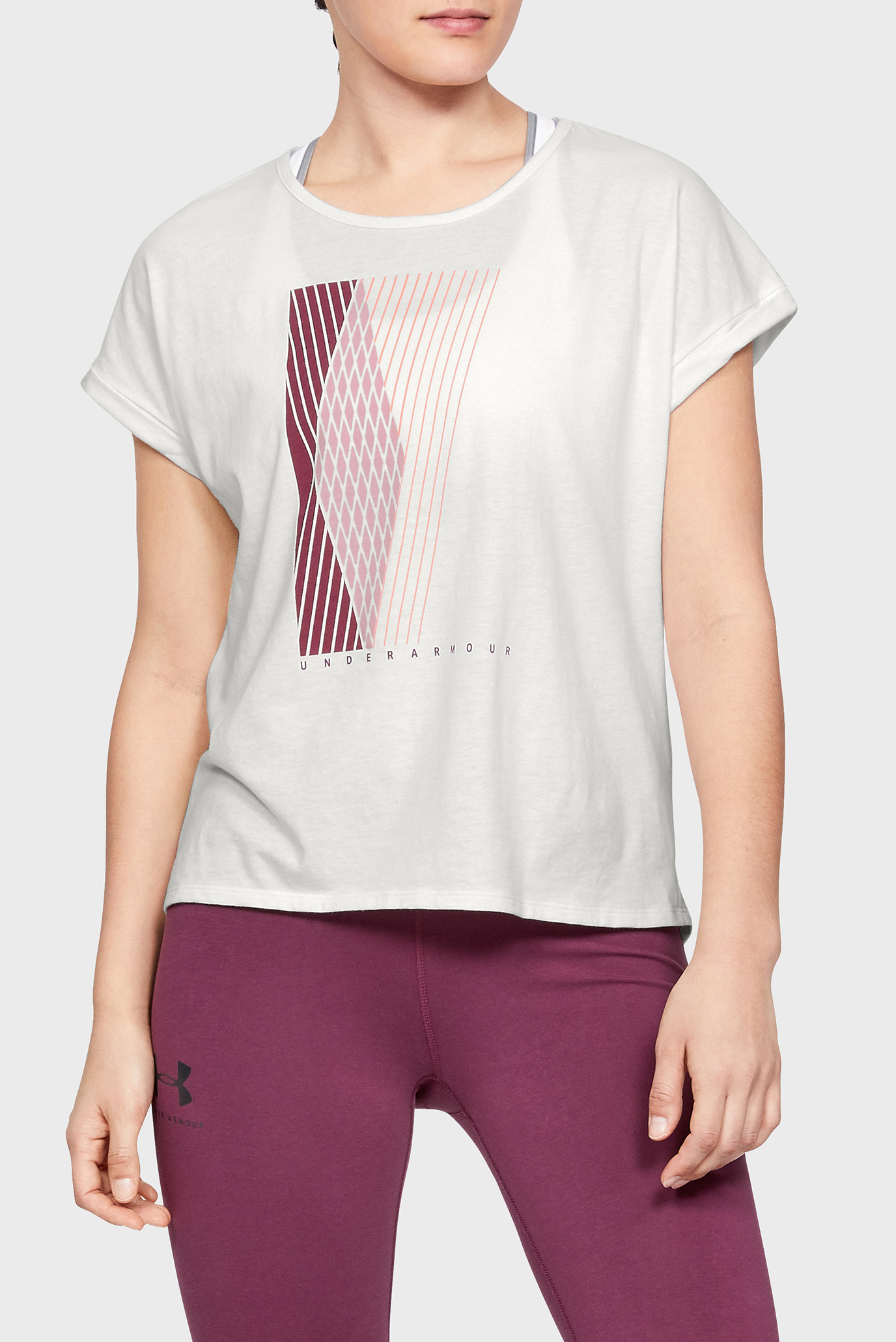 Женская белая футболка GRAPHIC ENTWINED FASHION SSC 6