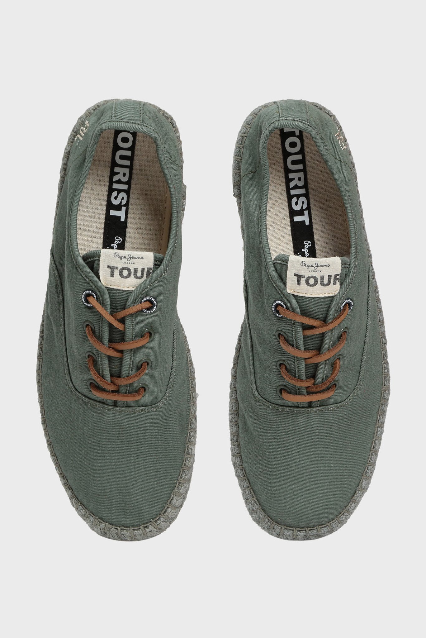 Мужские зеленые кеды TOURIST -ER WASH 3