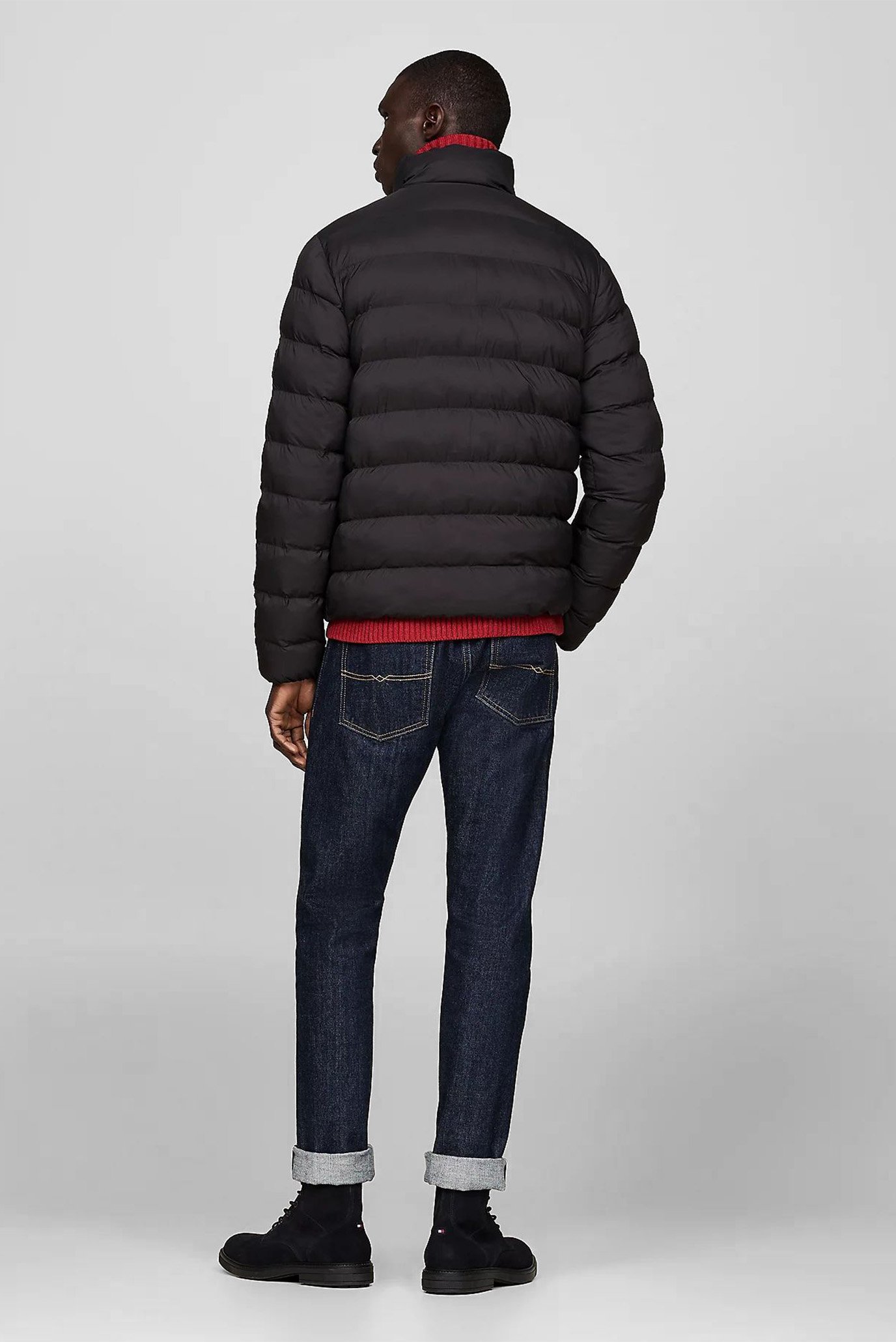 Мужская черная куртка MID WEIGHT STAND COLLAR JACKET 3