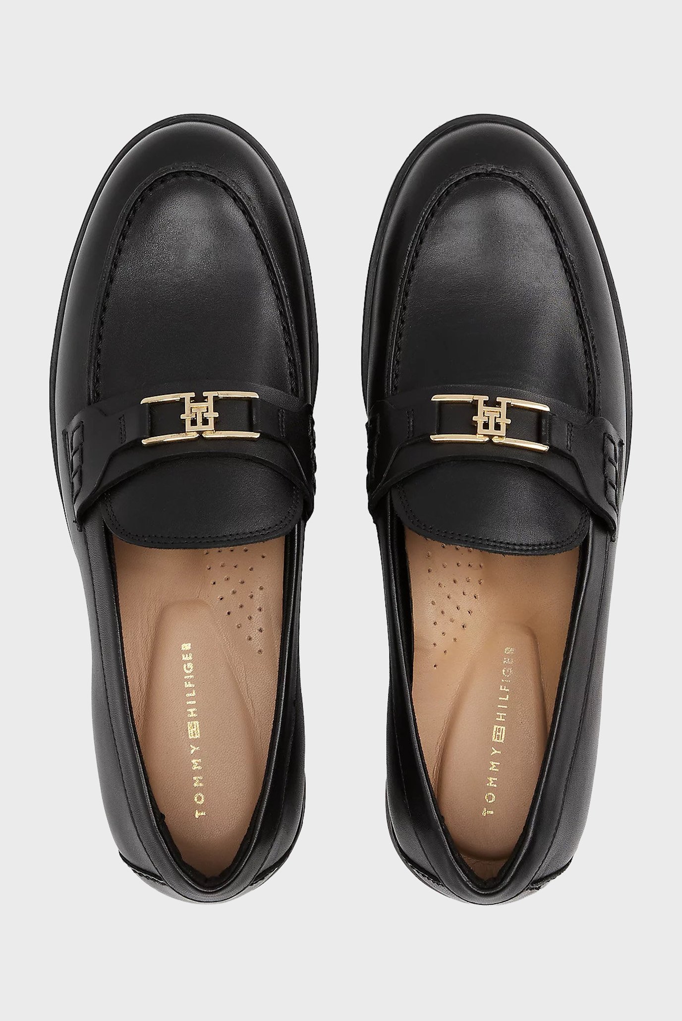 Лоферы TH LOGO LEATHER LOAFER 3