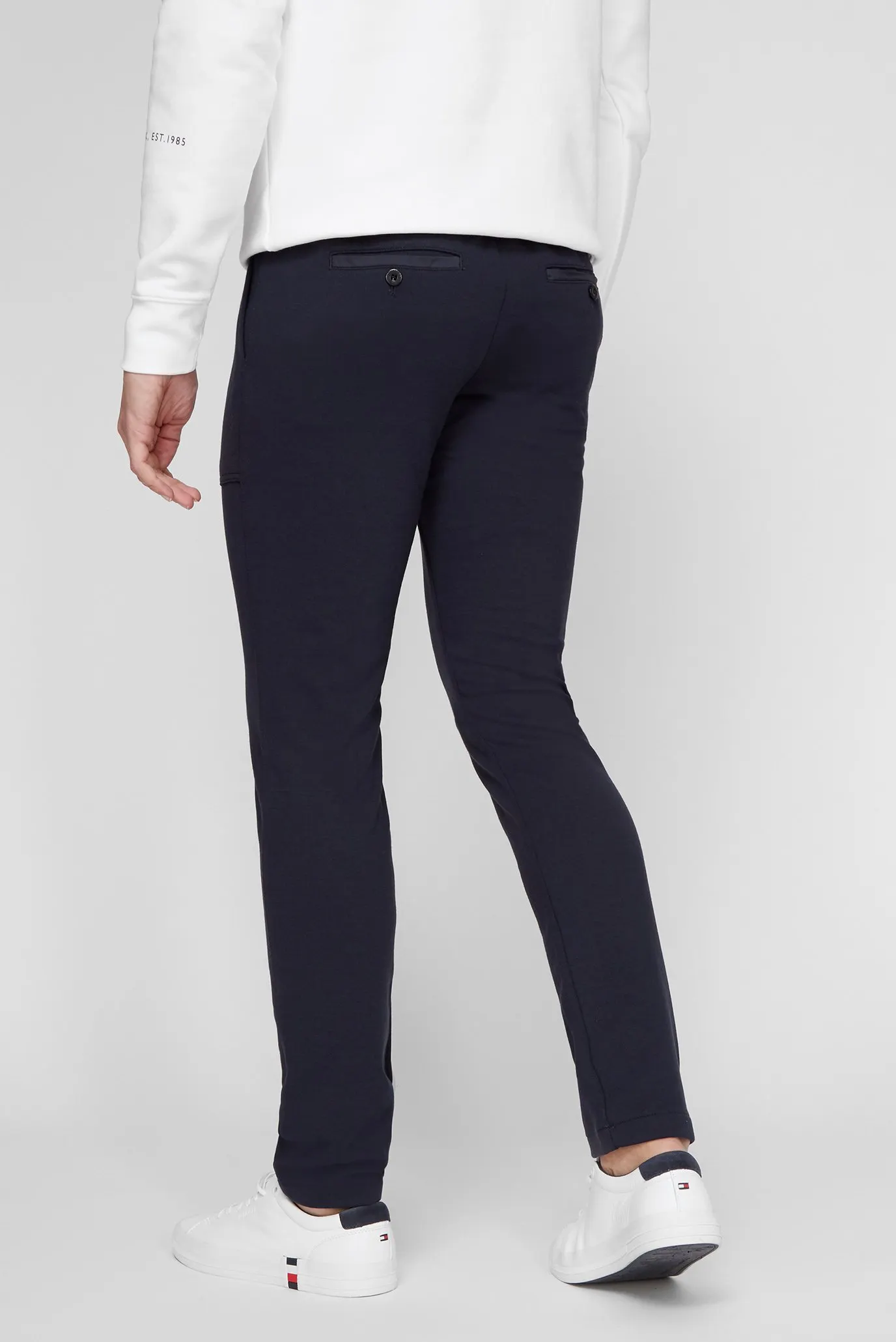 Мужские темно-синие брюки 4