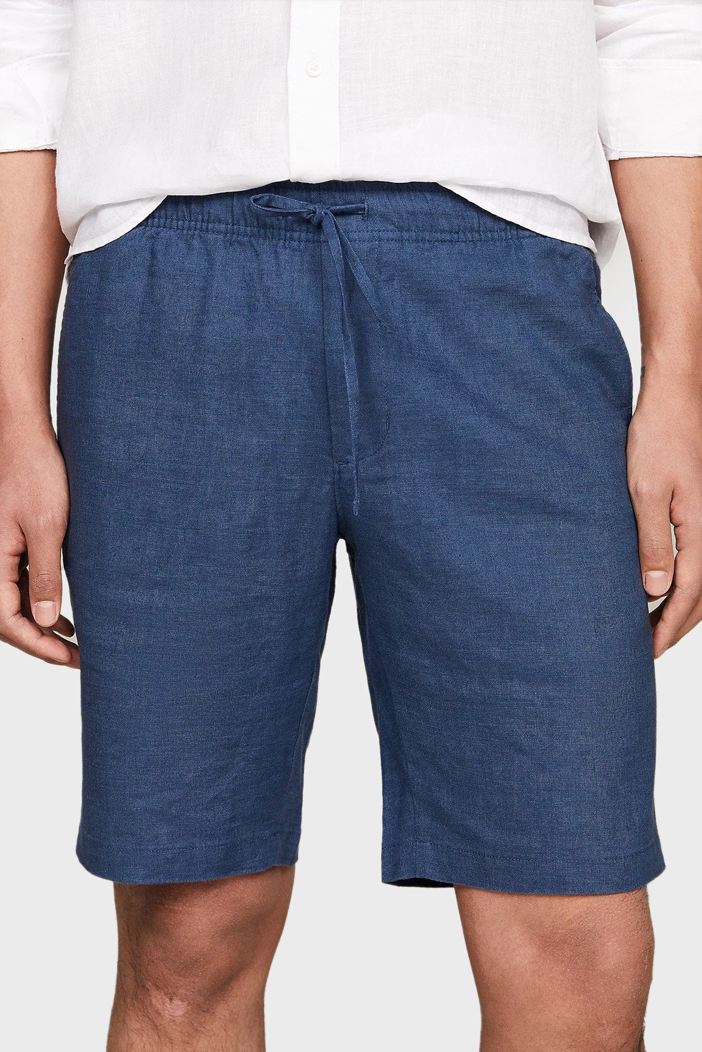 Мужские синие льняные шорты HARLEM PO DRWS LINEN Tommy Hilfiger Мужские синие льняные шорты HARLEM PO DRWS LINEN 3