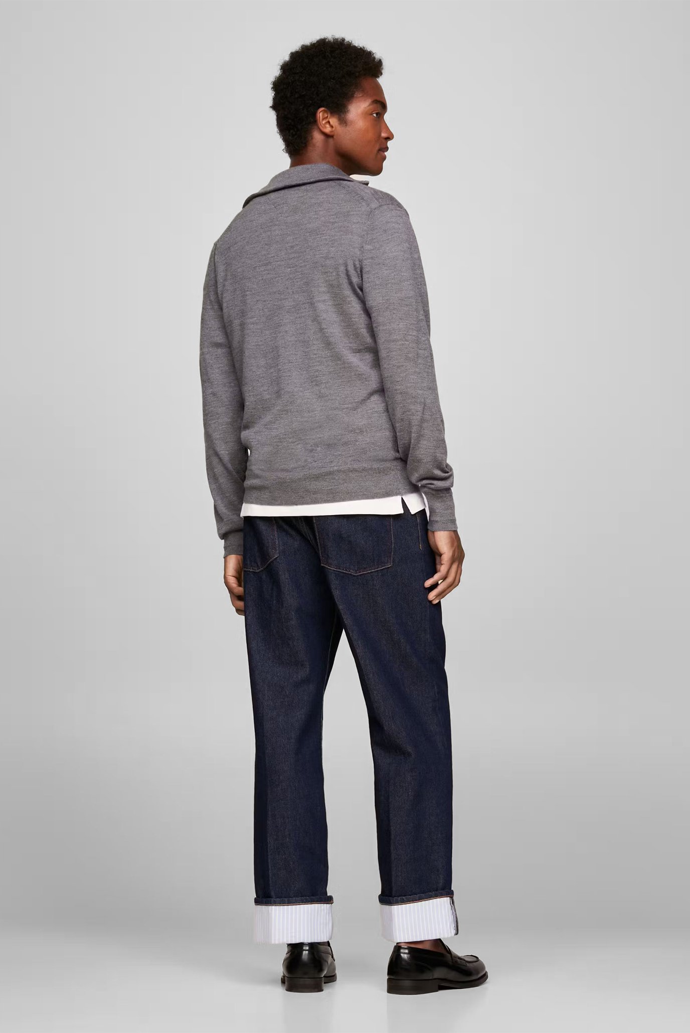 Свитер FINE GG MERINO ZIP MOCKTommy Hilfiger Свитер FINE GG MERINO ZIP MOCK 3