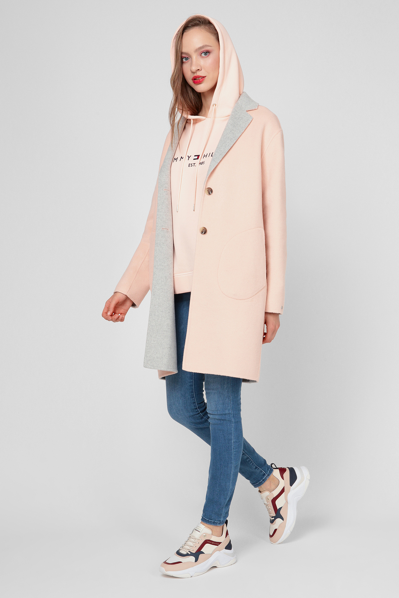 Женское двустороннее шерстяное пальто ALISON REV WOOL BLEND 5