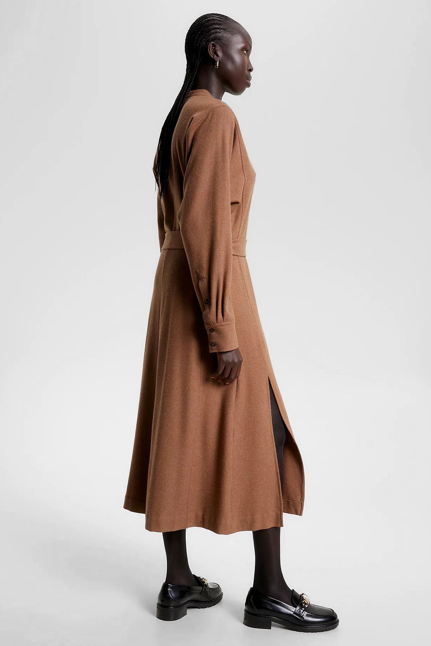 Платье WOOL BLEND MIDI SHIRT DRESSTommy Hilfiger Платье WOOL BLEND MIDI SHIRT DRESS 2
