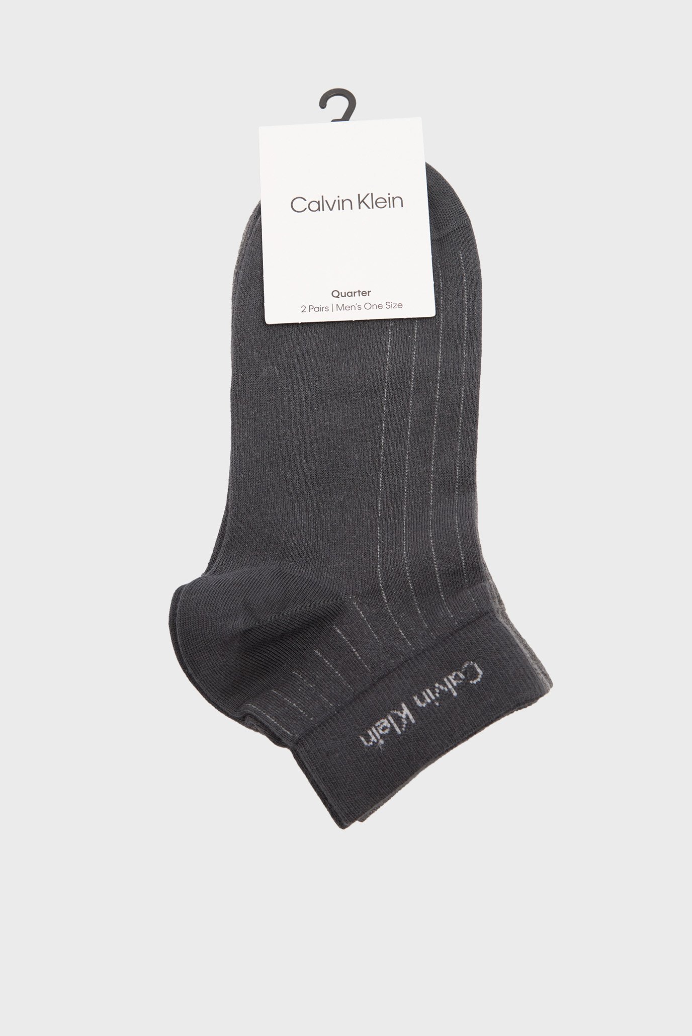 Носки CK MEN QUARTER 2P PINSTRIPE 1