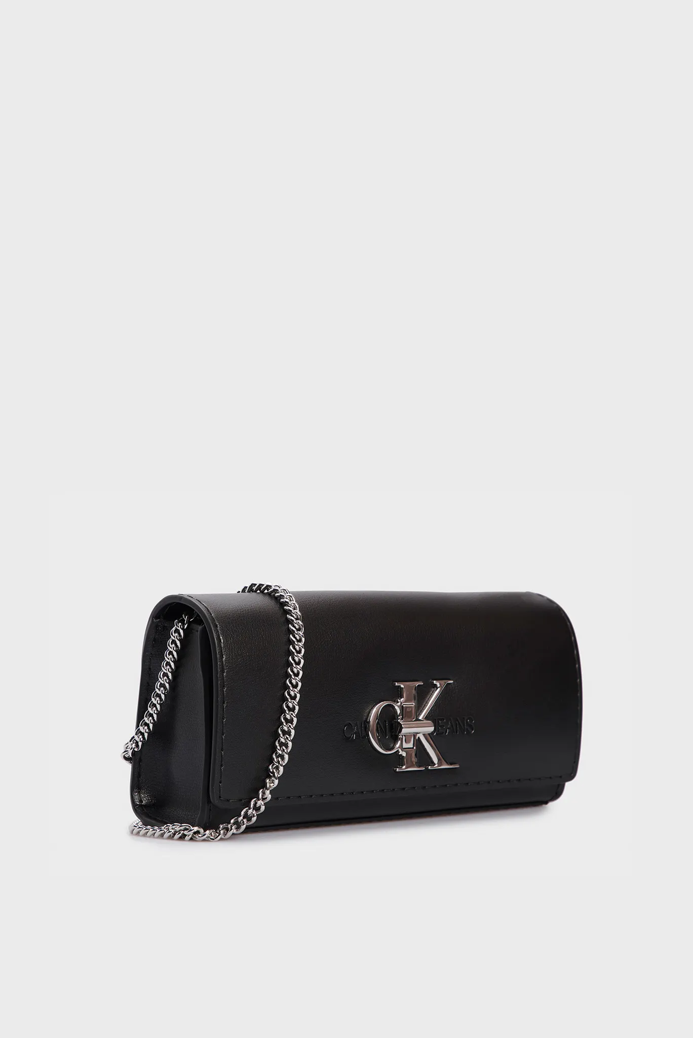 Женский черный клатч CLUTCH W CHAIN 3