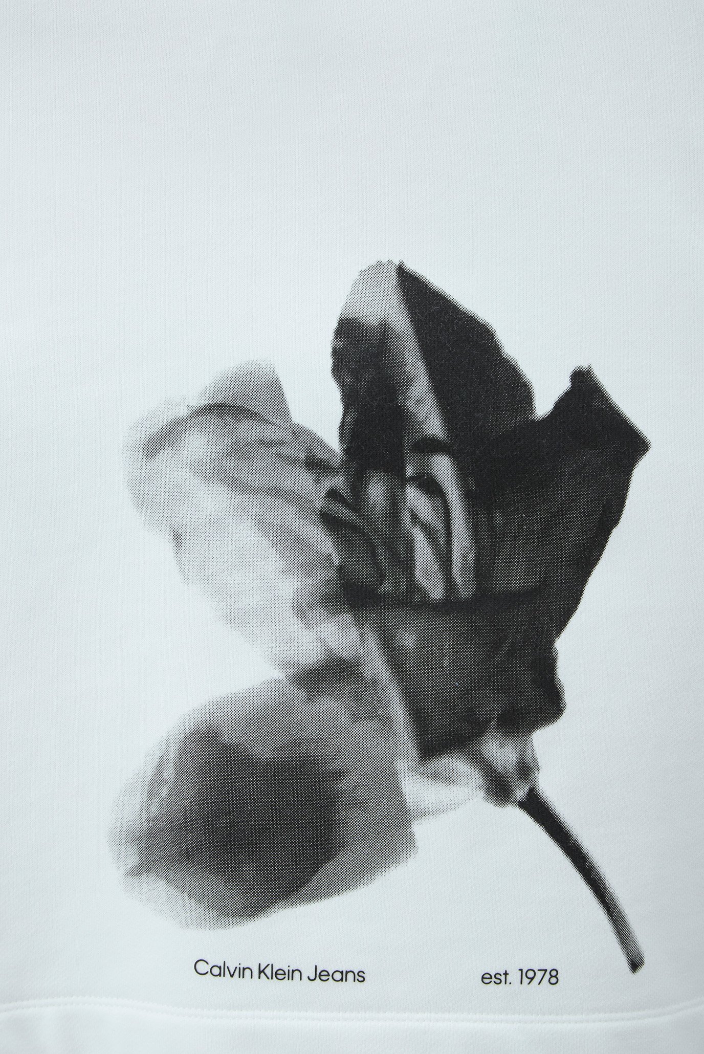 Женское белое худи FLOWER GRAPHIC HOODIE 3