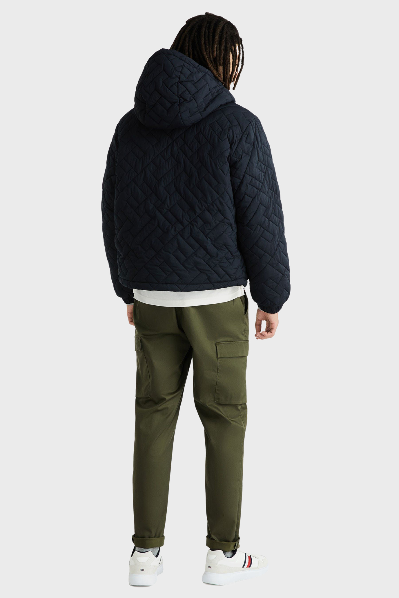 Мужская темно-синяя куртка MONOGRAM QUILTED HDD JACKET 9