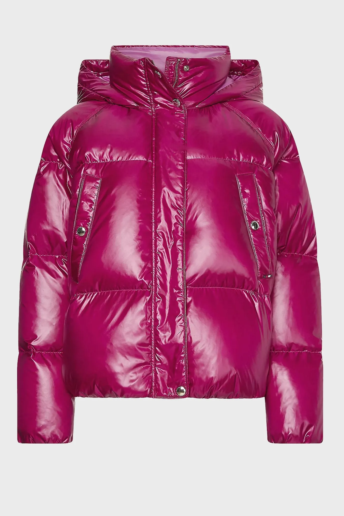 Женский малиновый пуховик POP COLOUR 6
