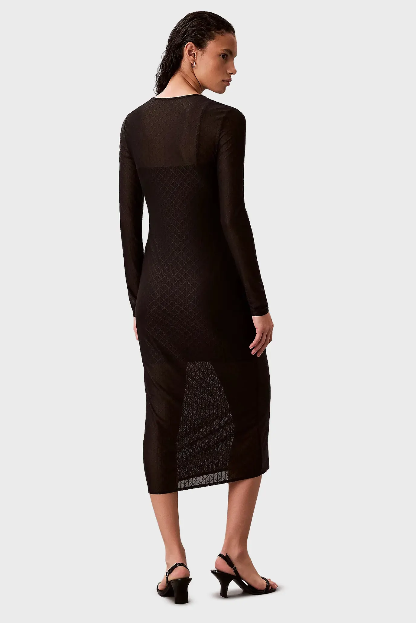 Платье LS AOP LACE MAXI DRESS 4