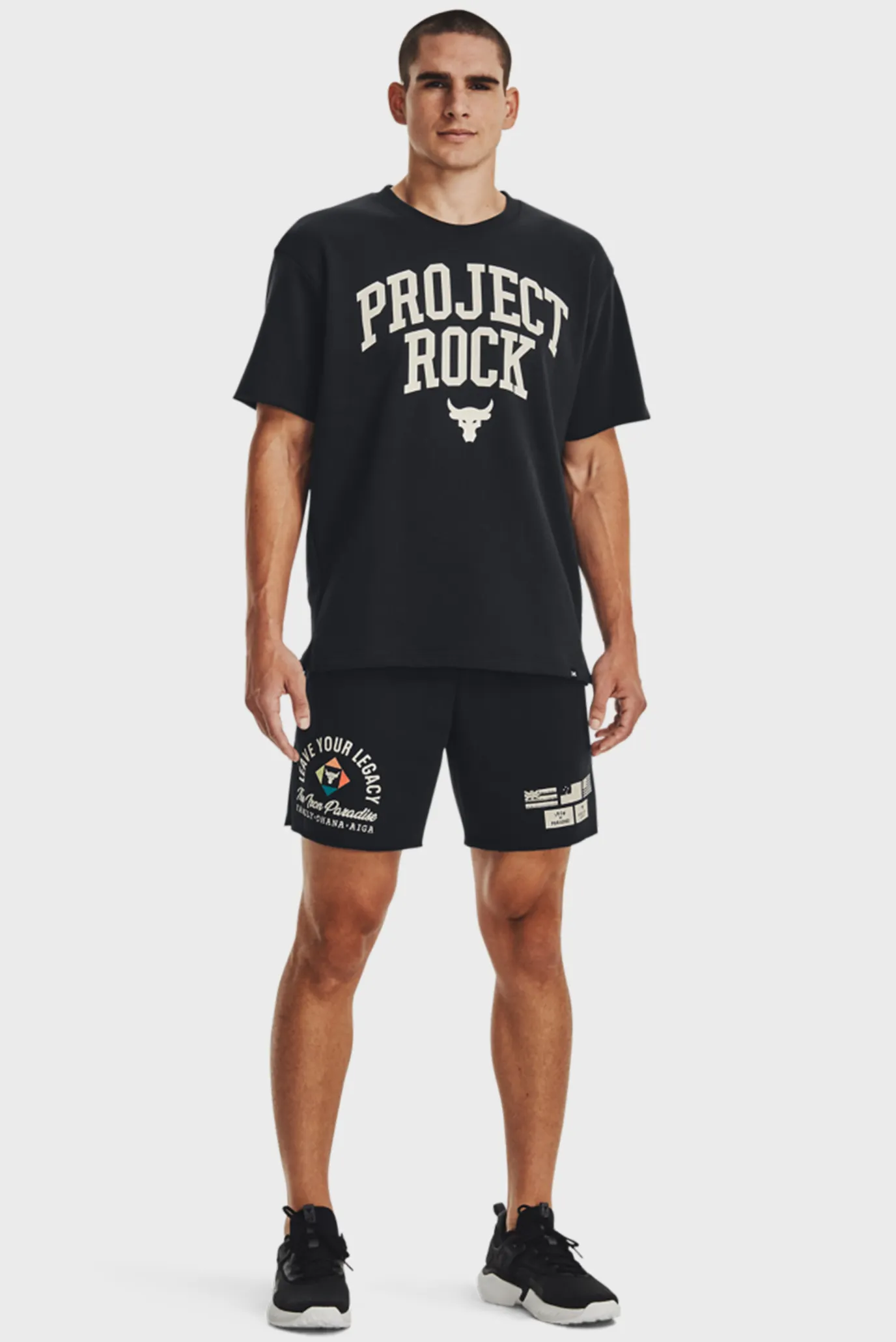 Мужские черные шорты Pjt Rck HW Terry Sts Fam 2