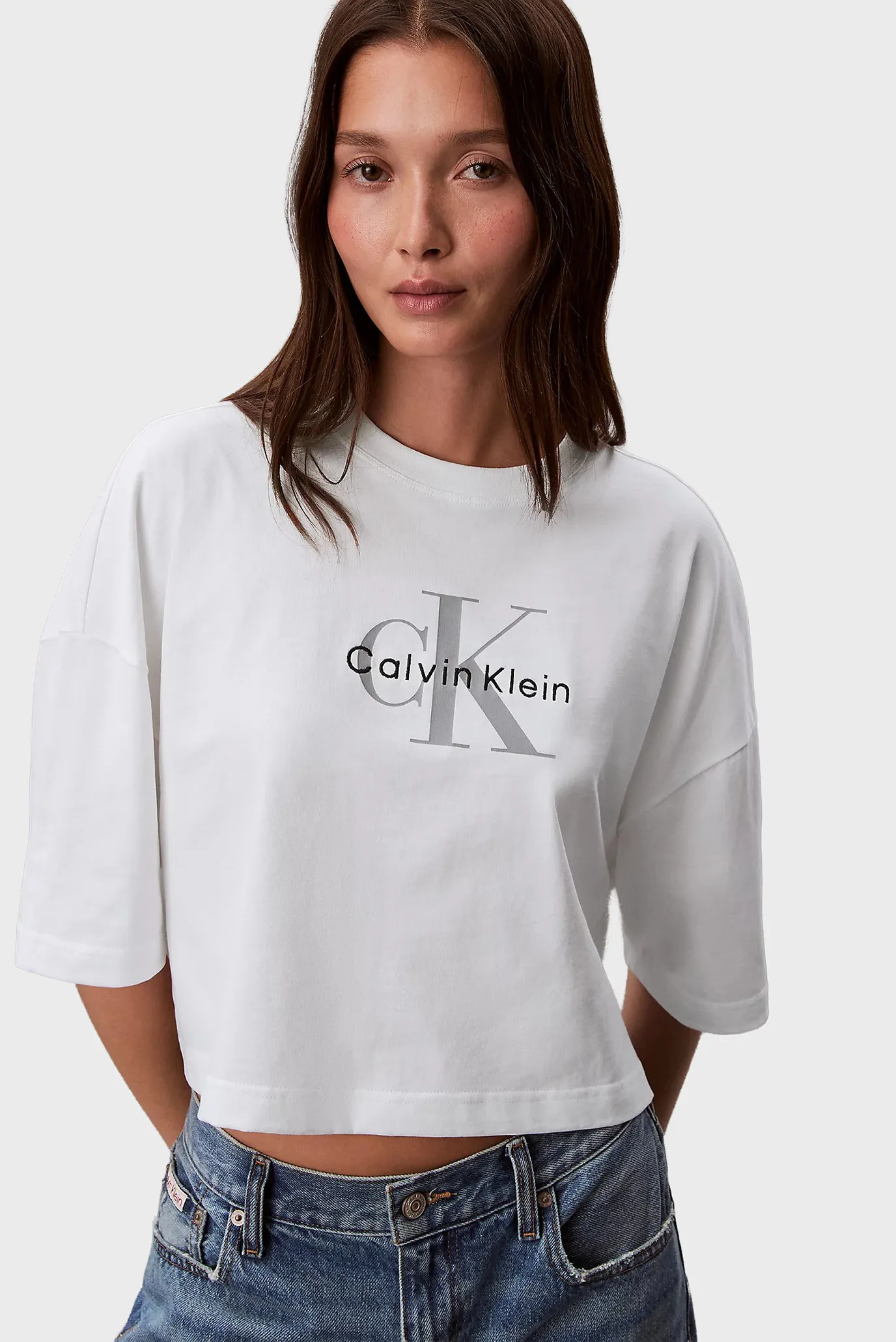 Футболка SS BOXY CROP MONOLOGO TEE 5