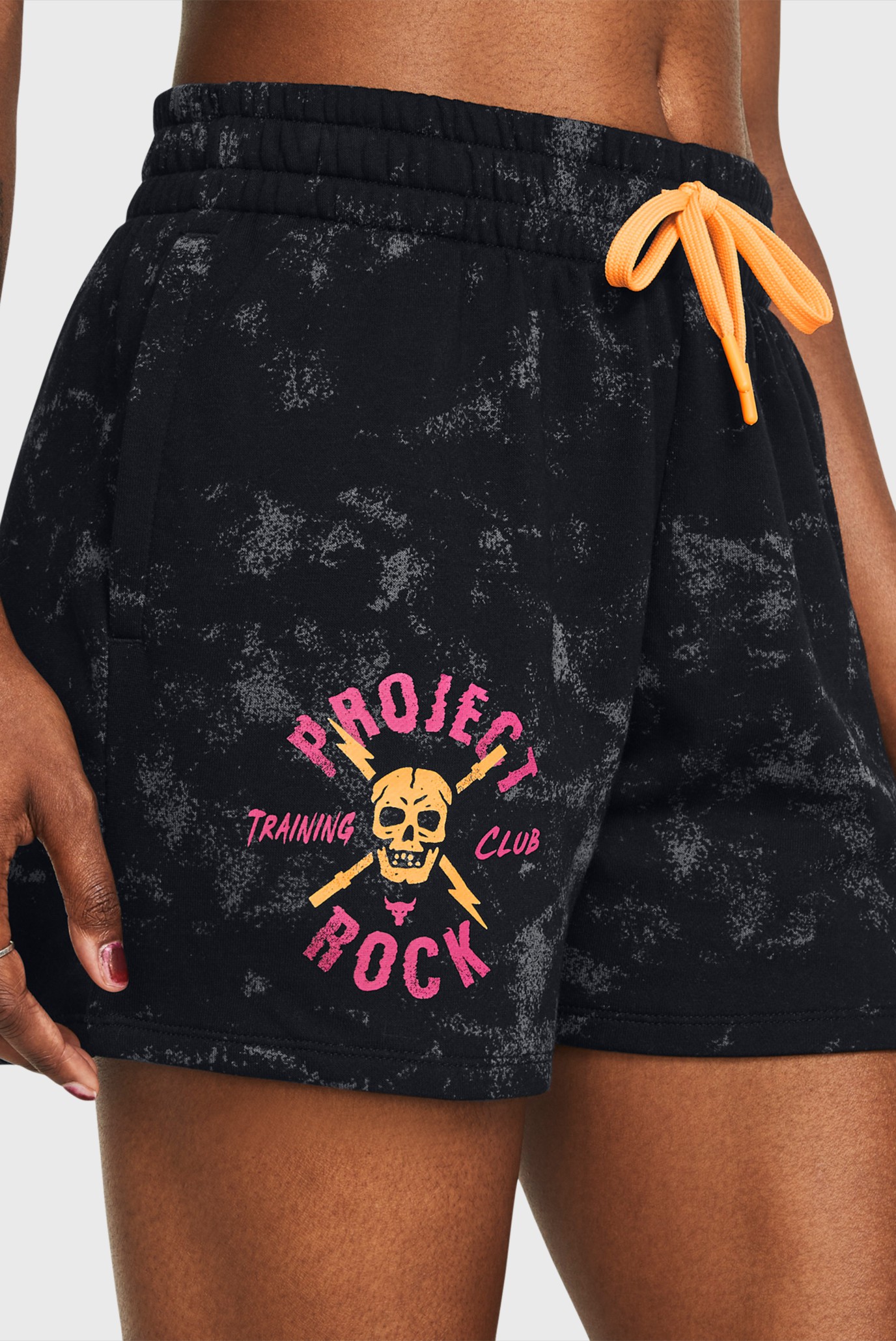 Женские черные шорты Pjt Rck Undrgrnd Terry Shorts 3