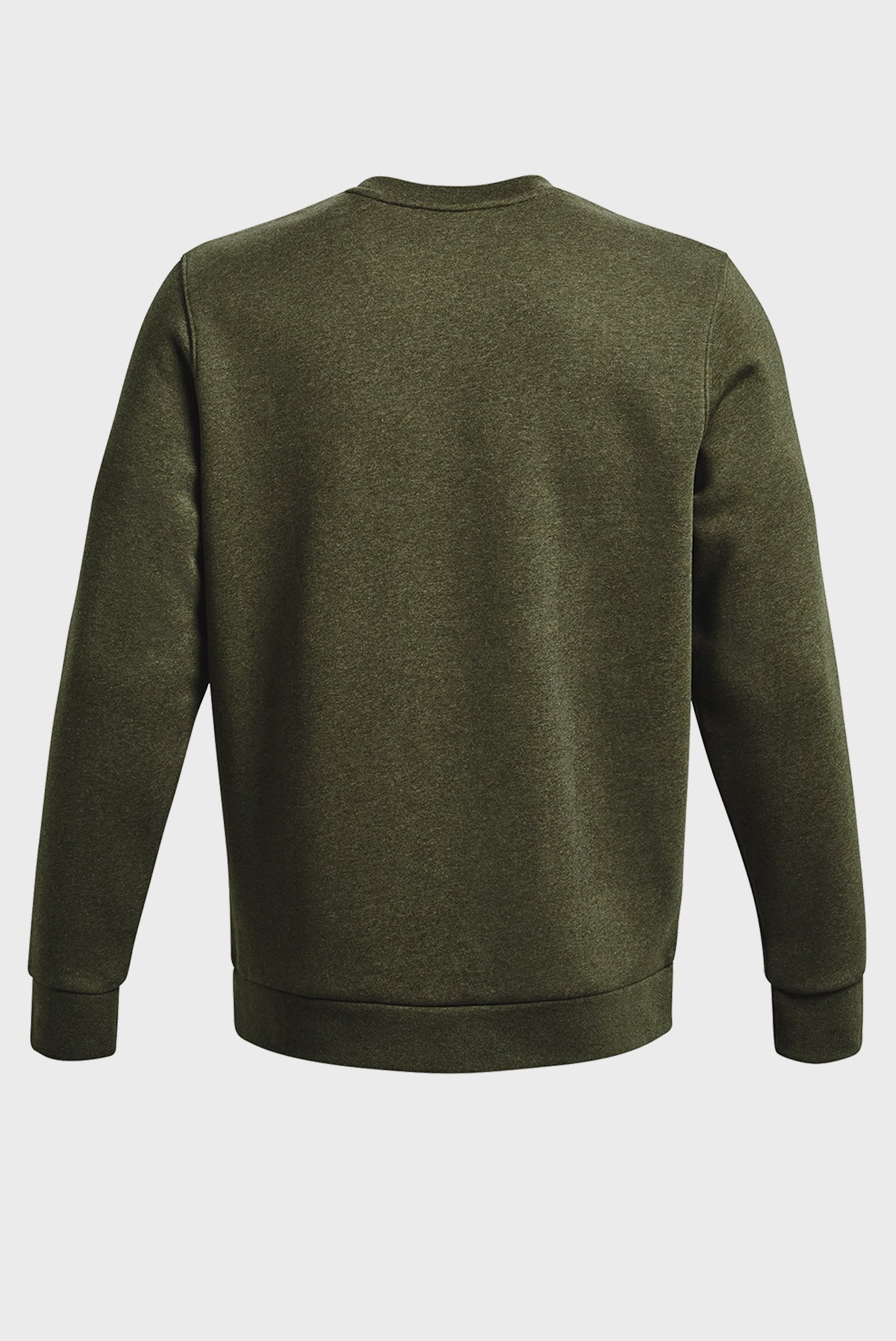 Мужской оливковый свитшот UA Essential Fleece Crew-GRNUnder Armour Мужской оливковый свитшот UA Essential Fleece Crew-GRN 12